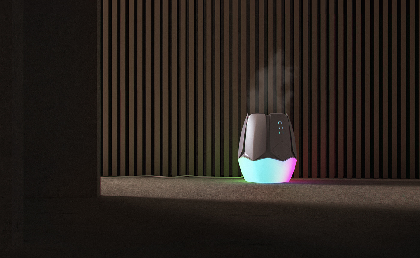 air cleaner air purifier design concept device humidifier i​industrial design objet product product design  공기청정기