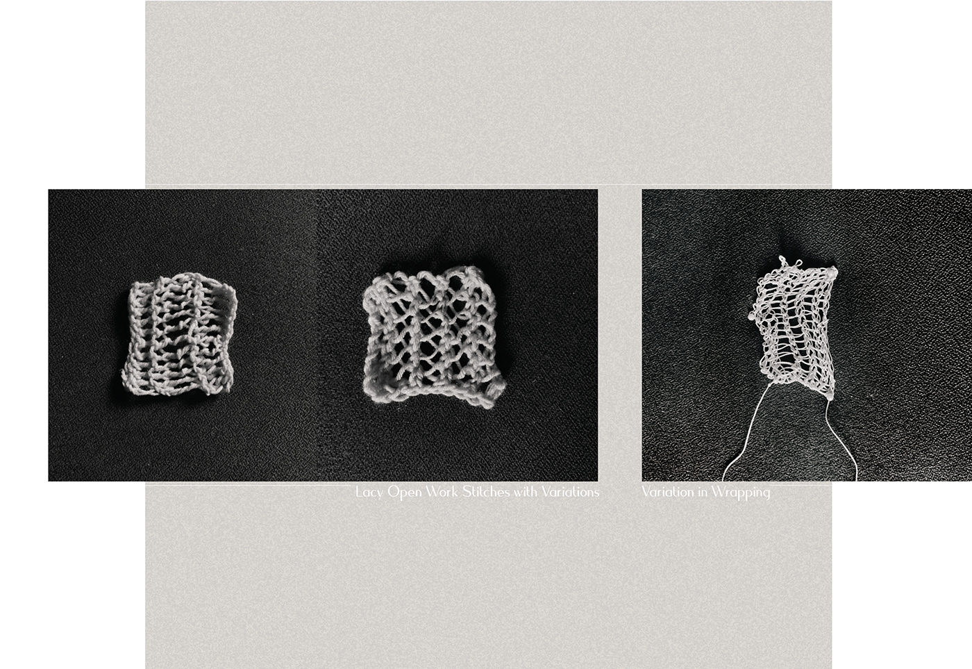 crochet design Fabric Manipulations garter hand knits jersey knit and purl knitting rib textile