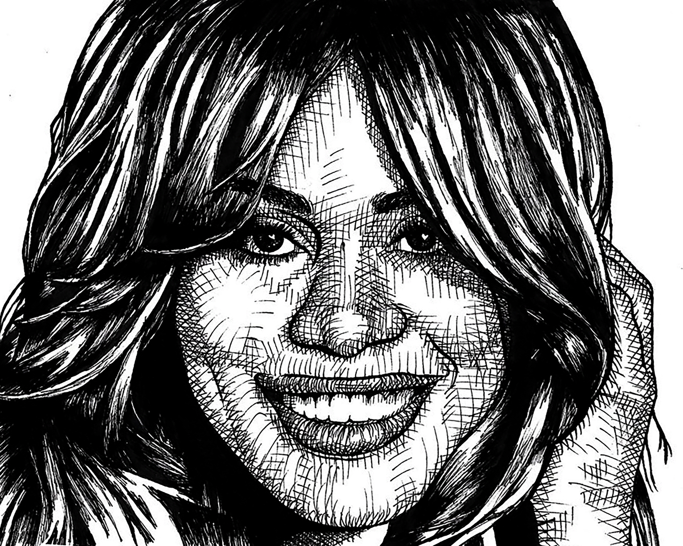 sketch artwork ILLUSTRATION  Drawing  LGBT transgender Celebrity portrait TRADITIONAL ART ink