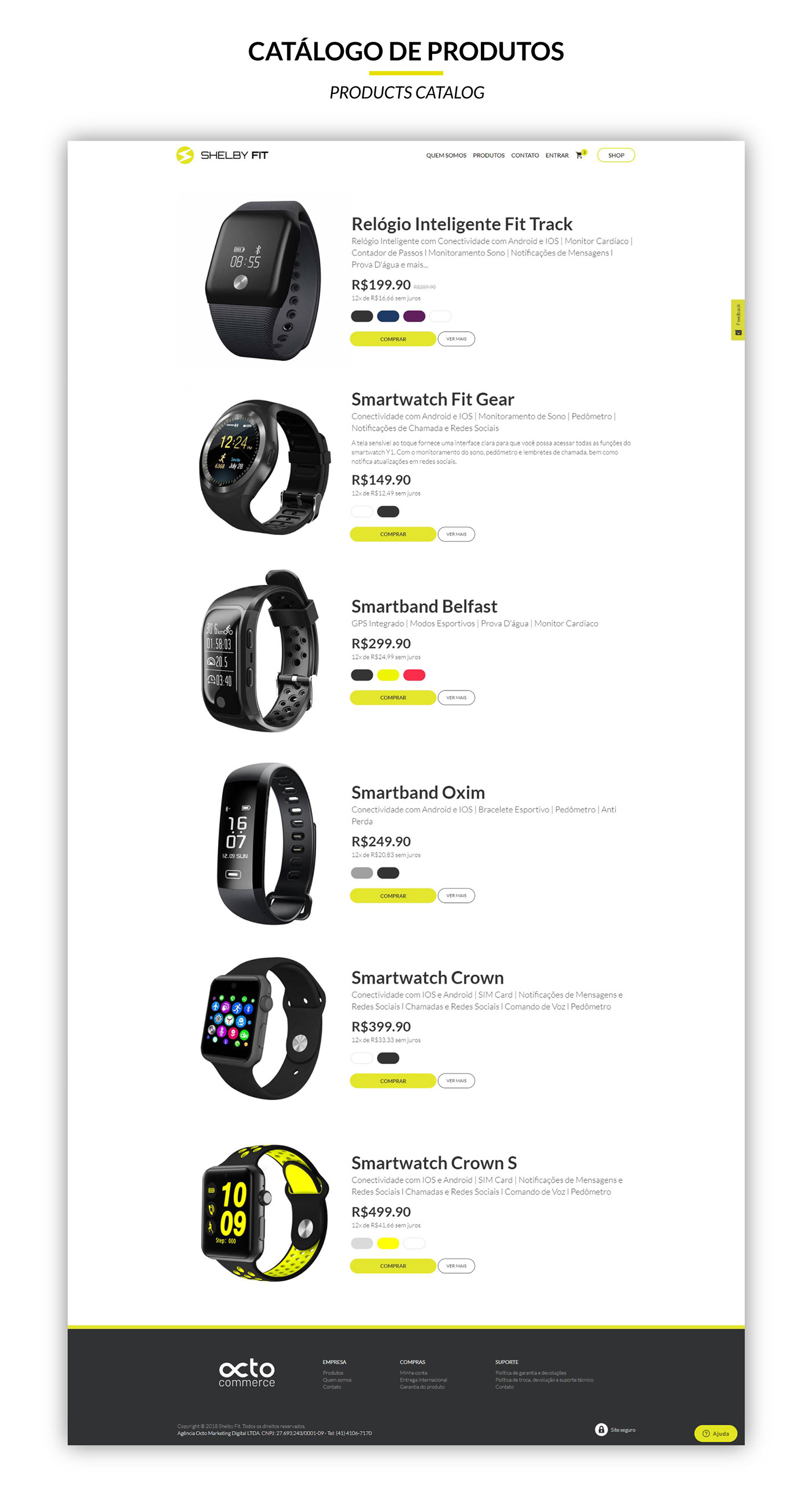 e-commerce smartwatch Smartband Relógio Inteligente apple watch watch loja online