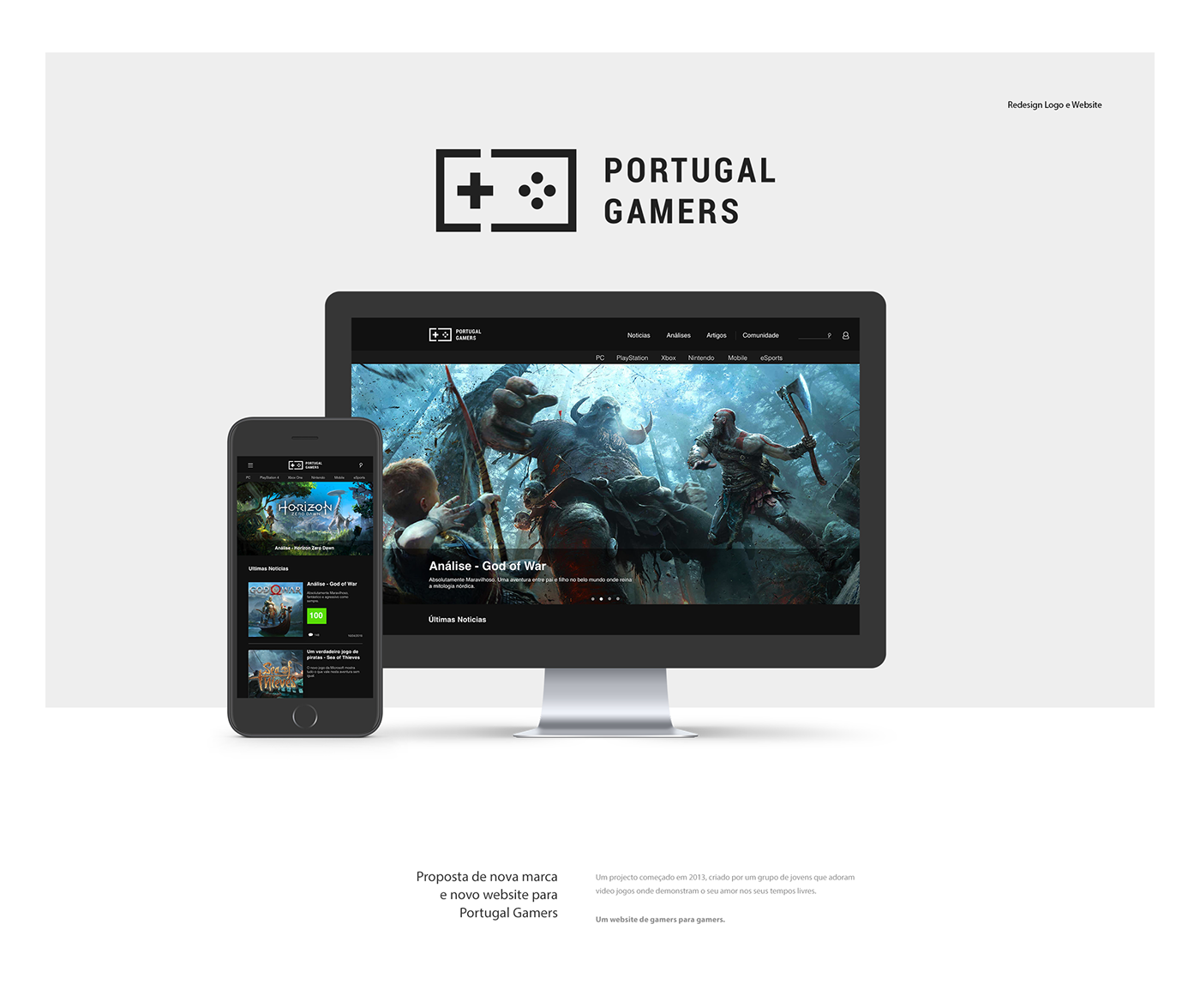 ui design UX design brand Gaming html/css Portugal motion graphics  Webdesign Responsive Video Games