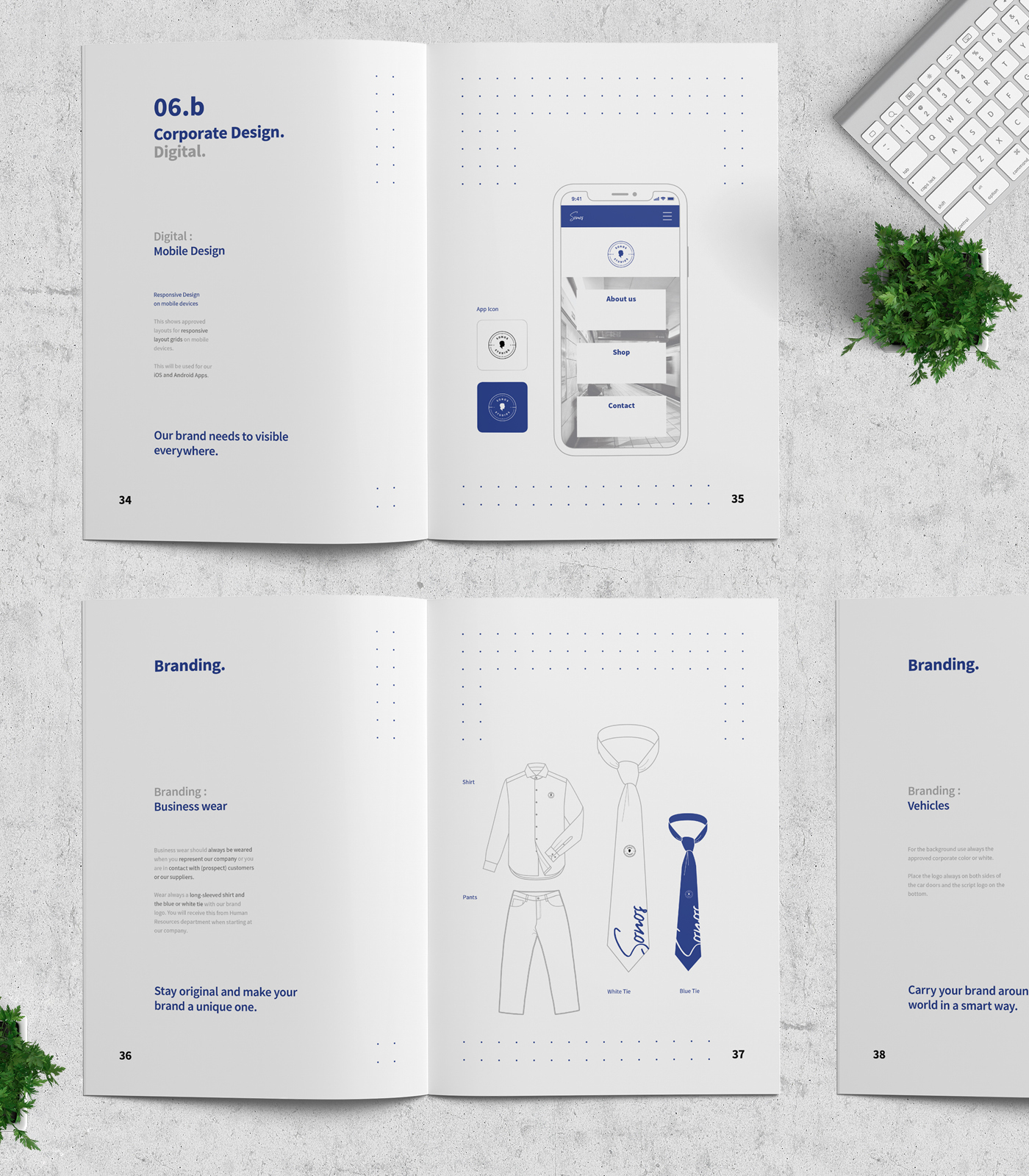 manual Guide brand corporate design guidelines company branding  logo identity