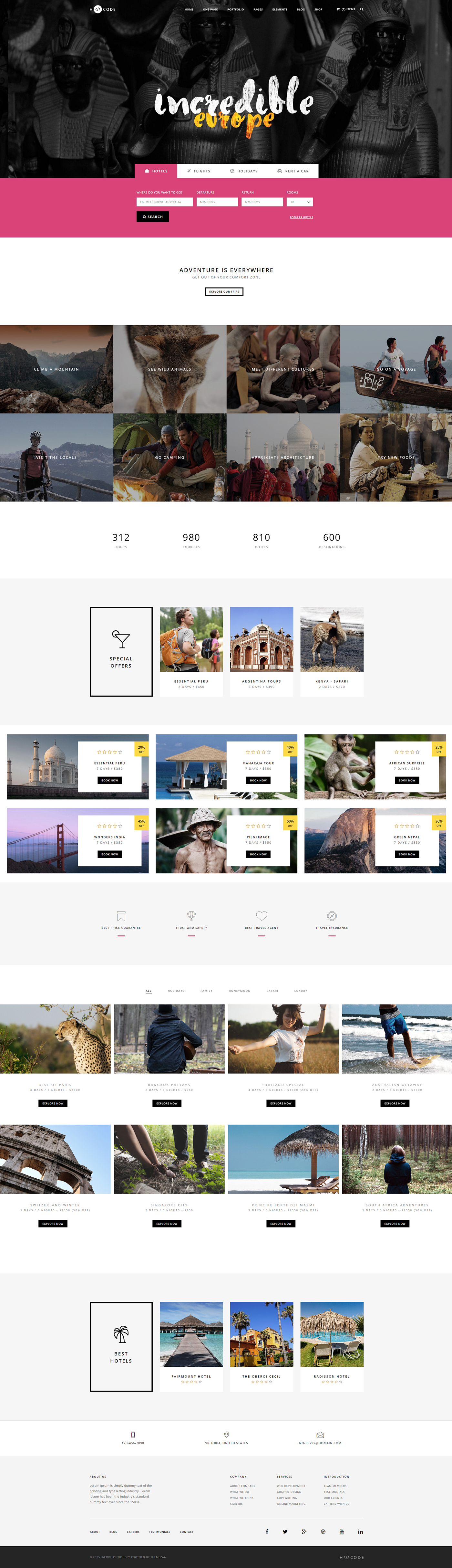 creative Ecommerce html5 Multipurpose onepage Photography  portfolio Responsive wordpress Travel