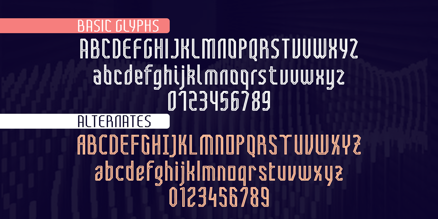 Advertising  Display font futuristic modern Opentype professionel sans serif Typeface typography  