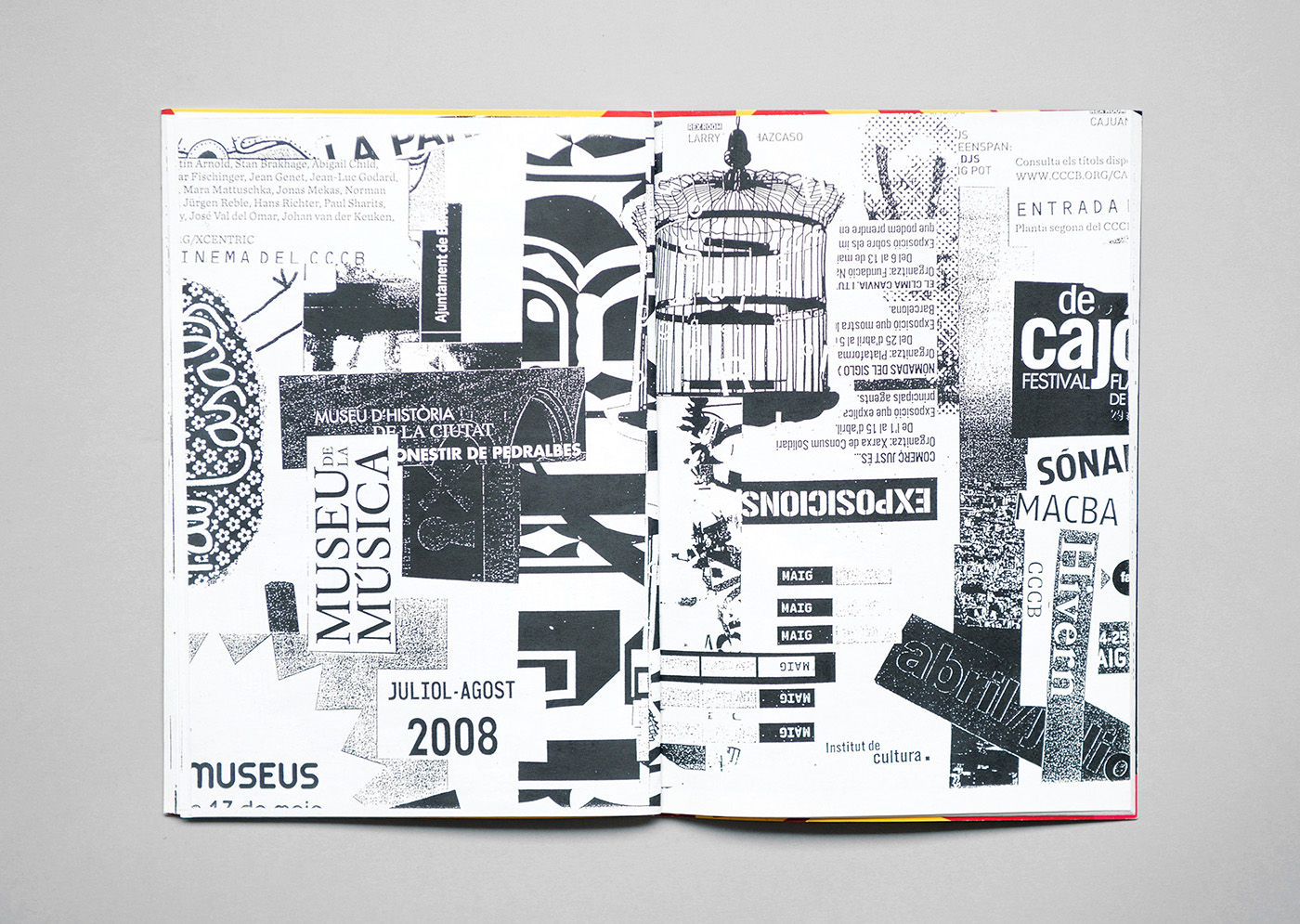 fanzine Xerox collage libros como churros barcelona elisava Zine 