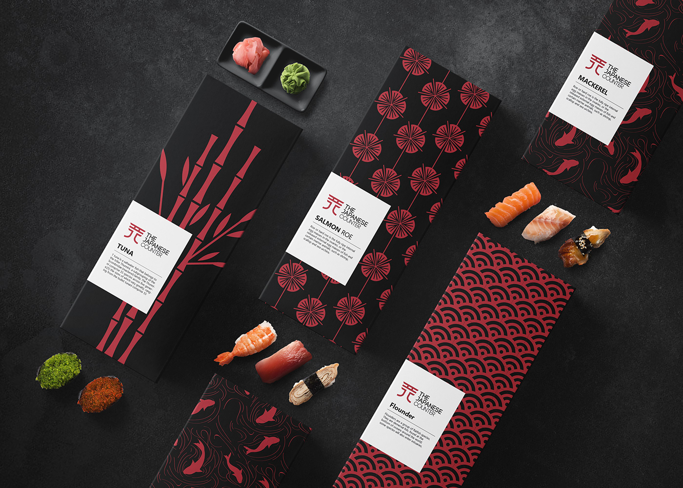 branding  Packaging Sushi Foods restaurant japanese asian Logotype identity logo