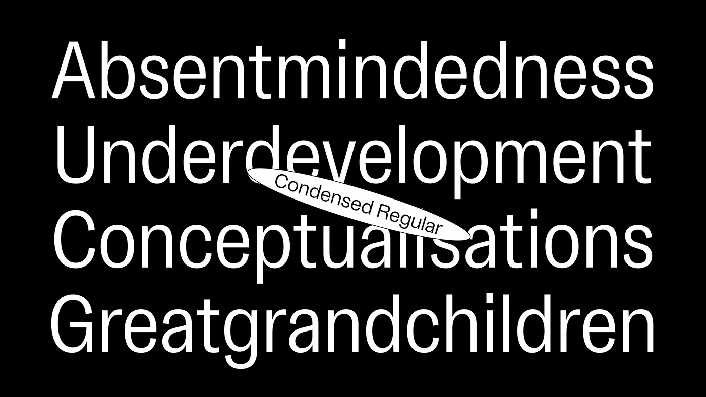 Compressed condensed custom font Expanded EXTENDED font sans serif typedesign Typeface Variable Font