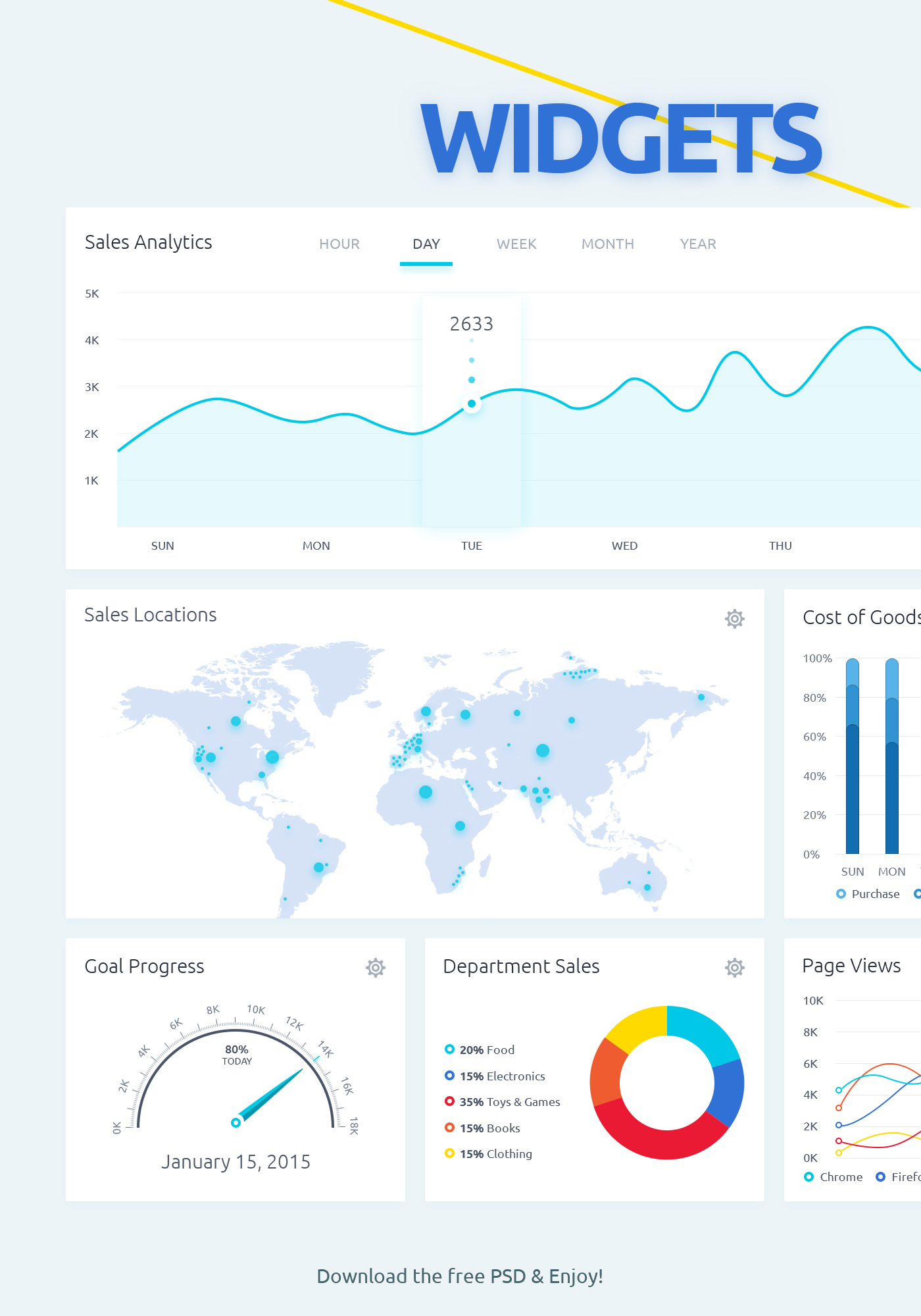Focus dashboard free psd download free psd