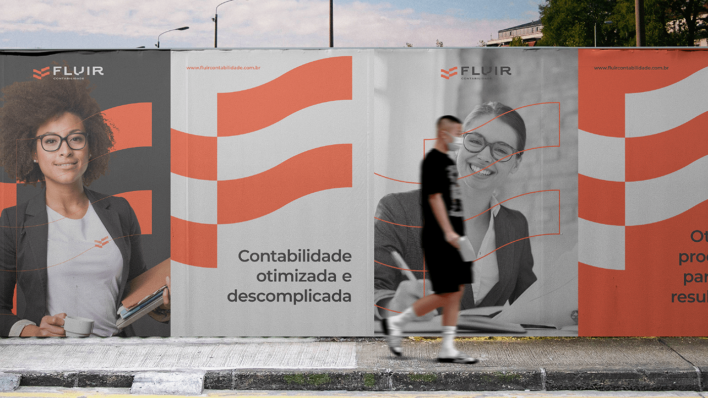 brazilian design contabilidade customtype grid identidade visual identity Inicial Logotype numbers