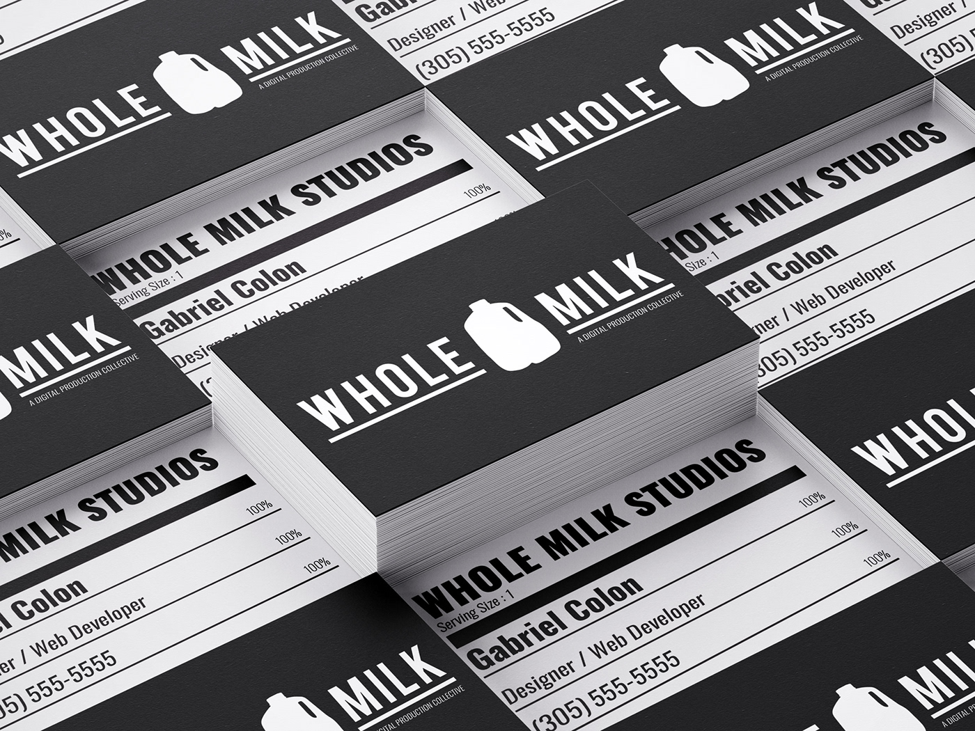 branding  Branding design design design studio graphic design  logo milk whole milk
