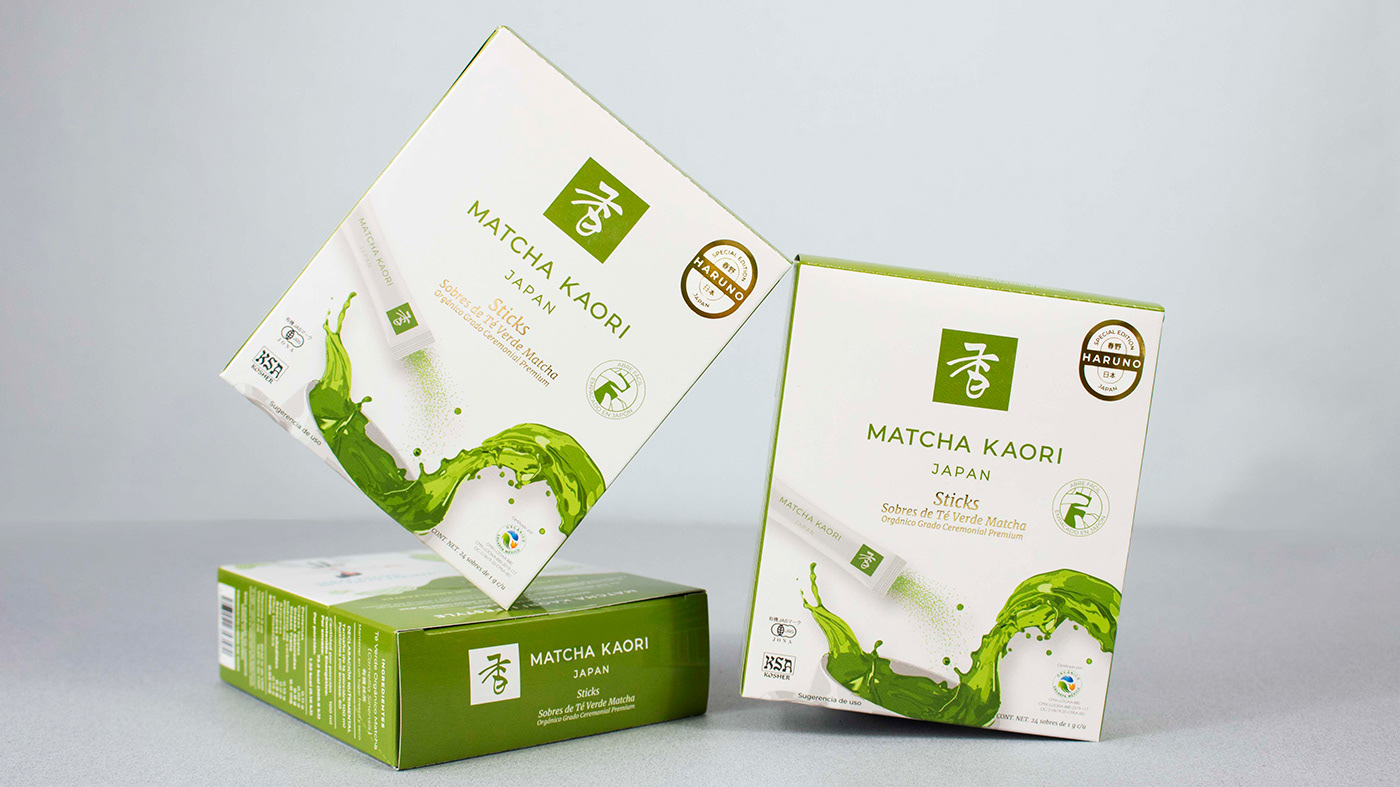 brand identity Brand tea branding  Food Packaging Design ILLUSTRATION  Packaging Character design  MATCHA BRANDING matcha design packaging design