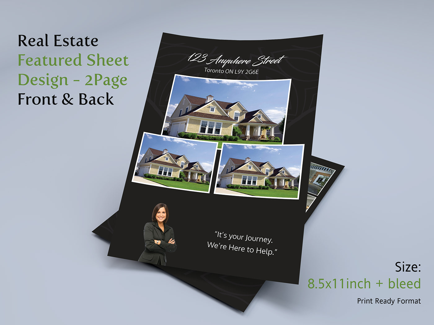Featured Sheet real estate design Flyer Design