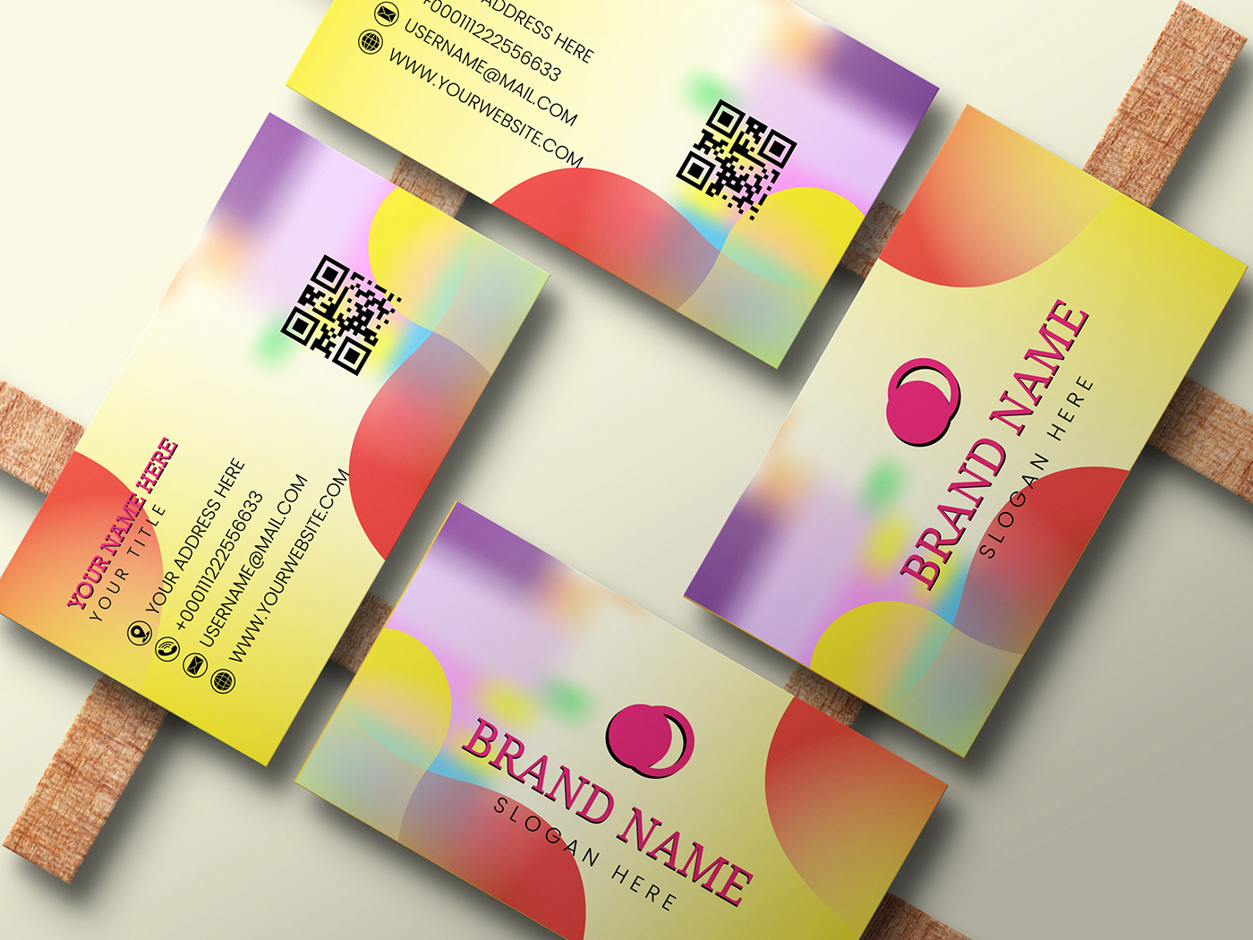 branding  business card card colorful ILLUSTRATION  professional text vector