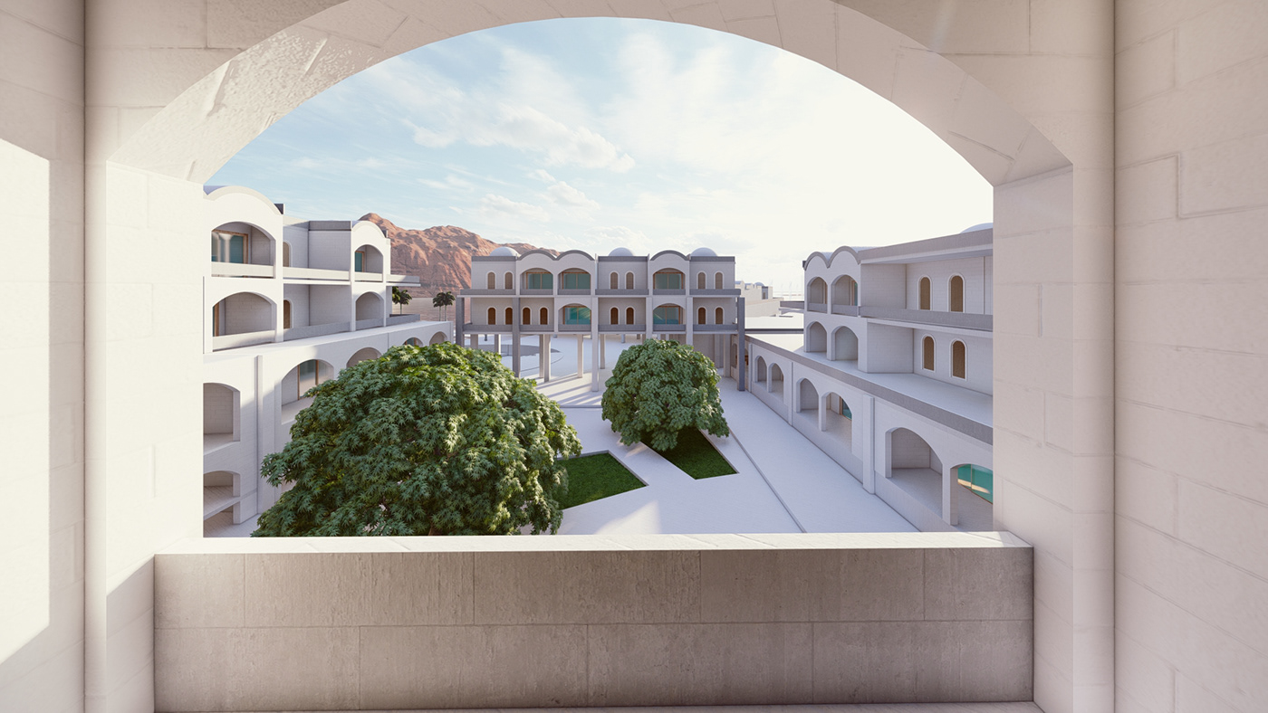architecture craft center  educational Gradiuation Project Housing Project Landscape nile view project Nubian residential Urban Design