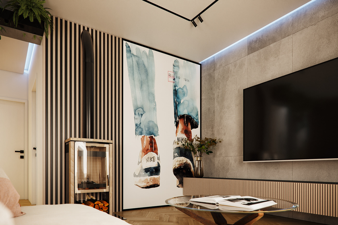 3ds max architecture archviz CGI corona Interior interior design  modern Render visualization