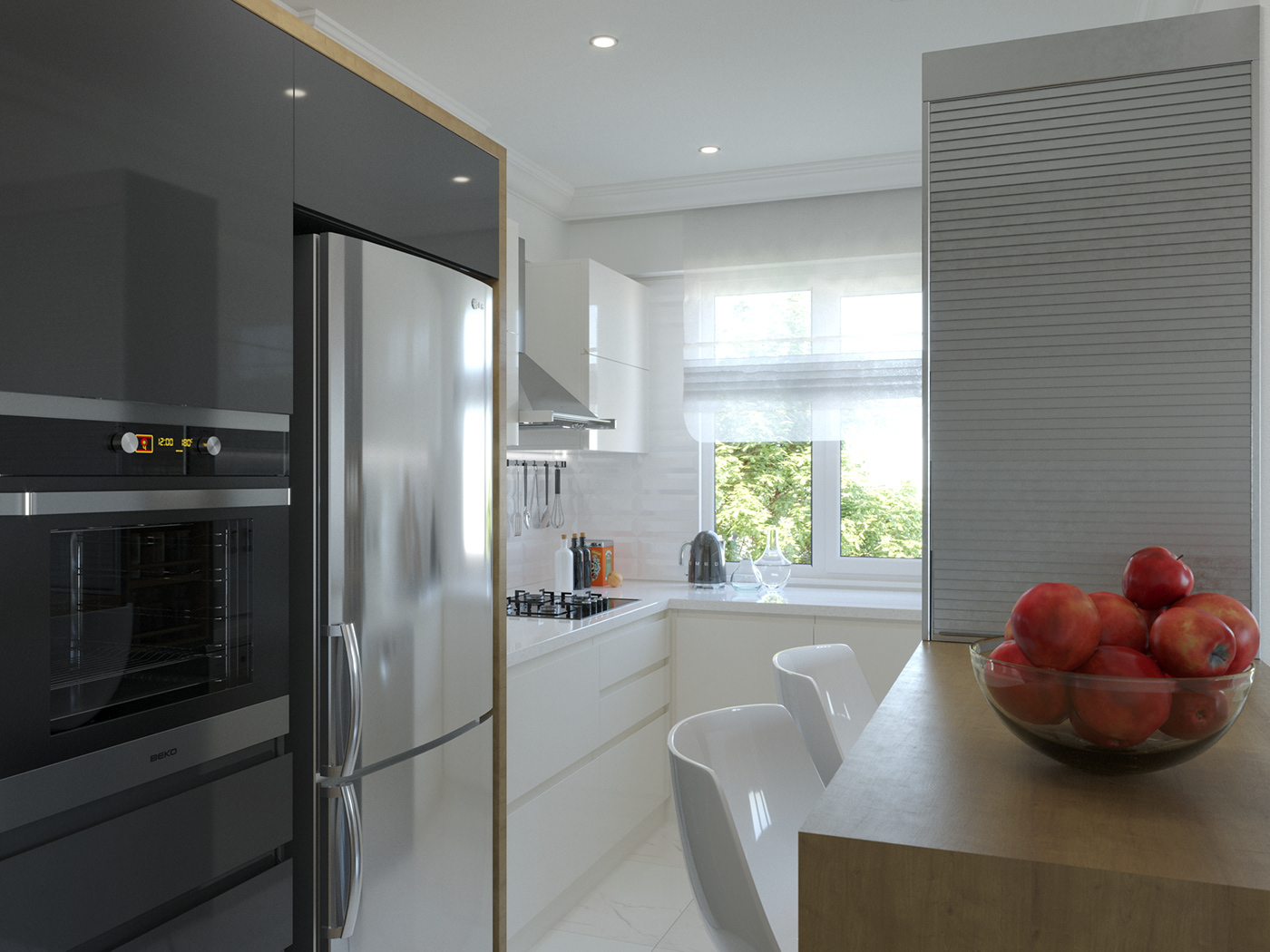 3D 3ds max architecture furniture industrial design  interior design  Kitchen Appliance Render visualization vray