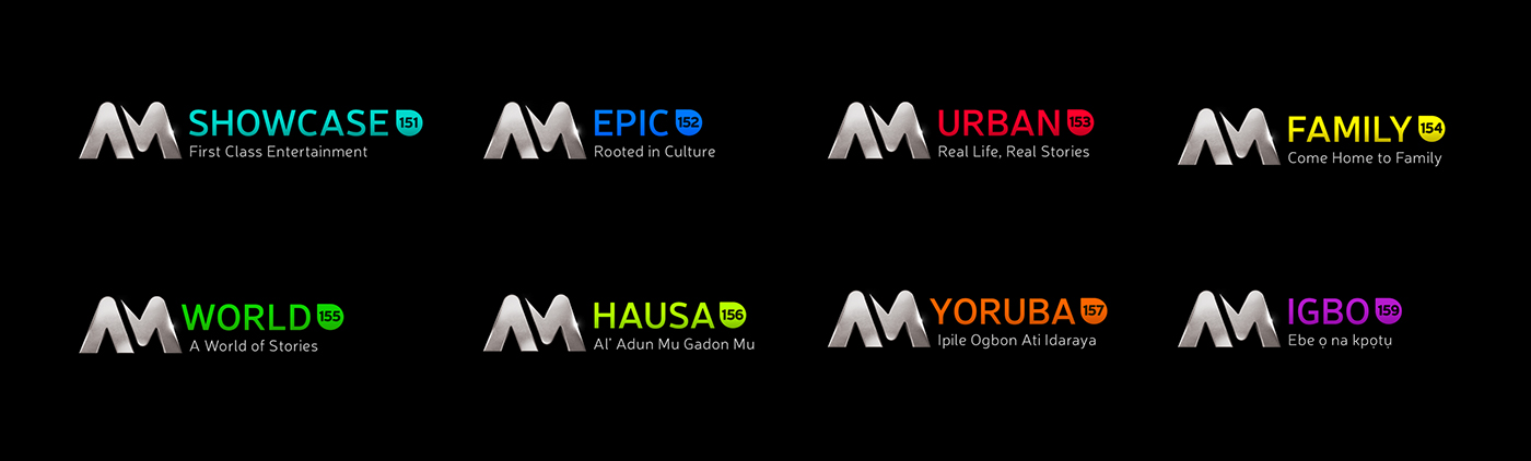 channel branding African magic tv broadcast branding  tv branding direction Broadcast Branding DStv motion graphics 