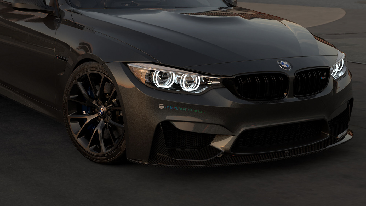 BMW CGI 3D rendering