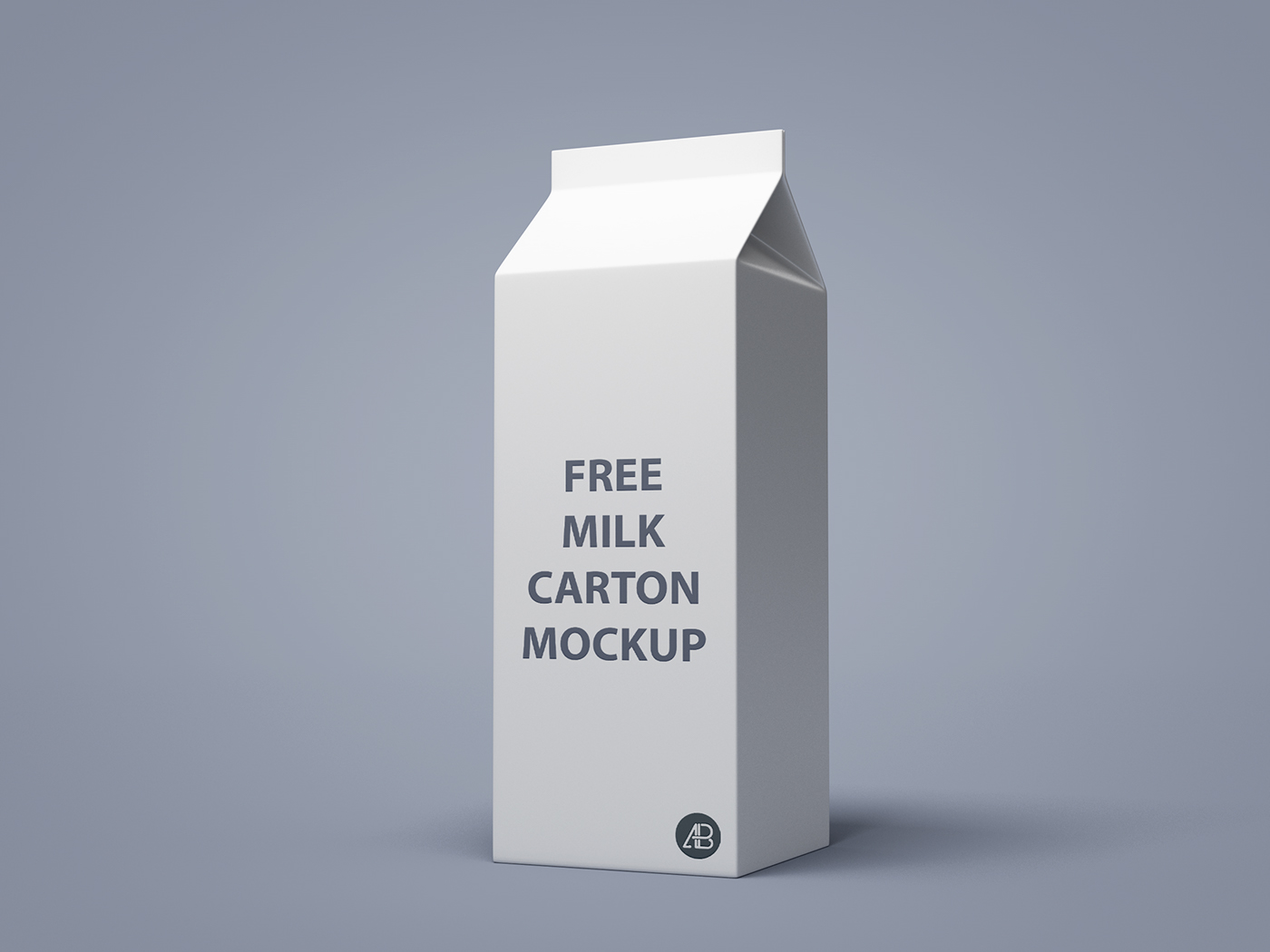 milk carton Packaging free freebie premium realistic Mockup