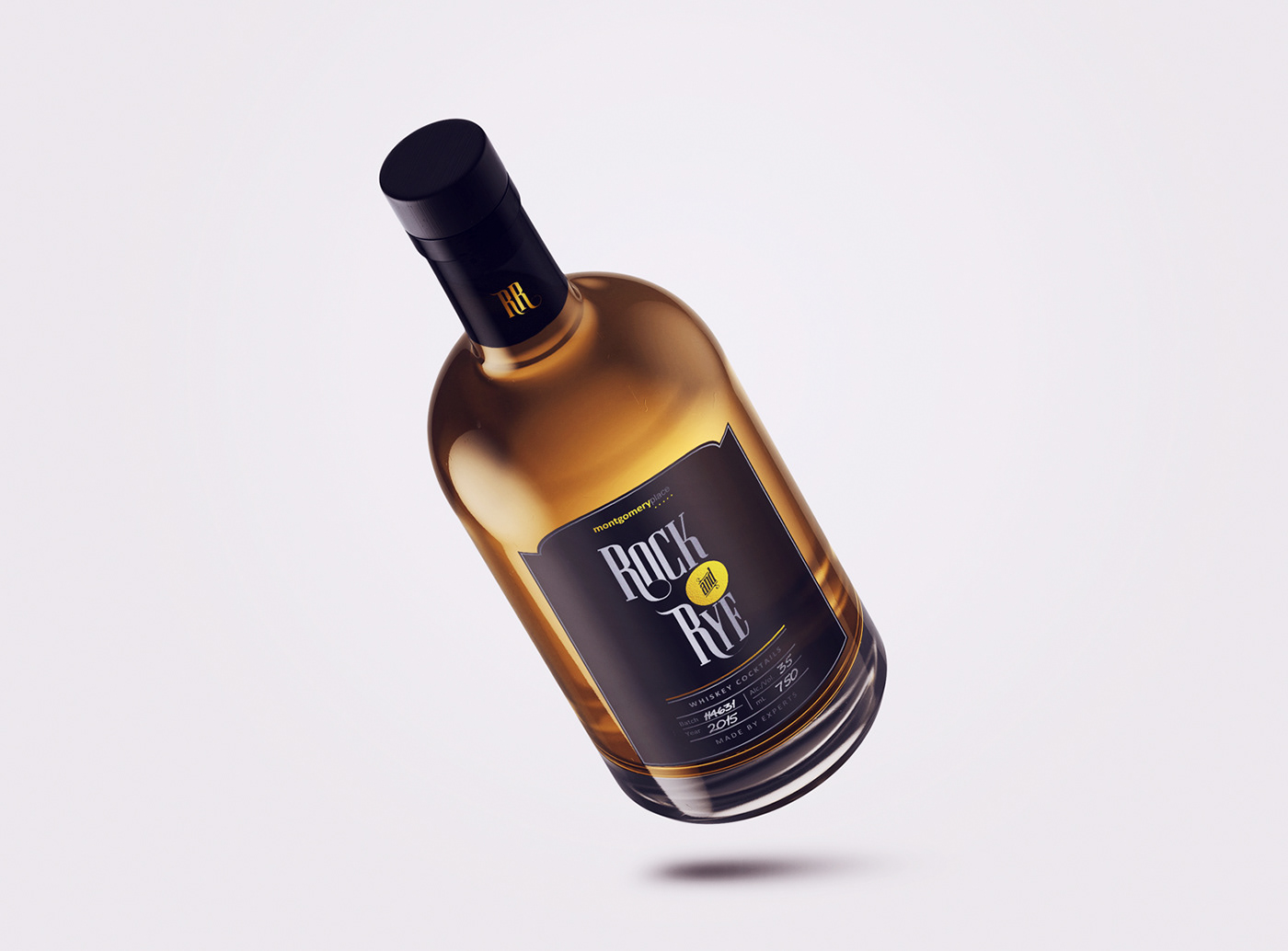 alcohol branding bottle graphic design  label design whiskey label