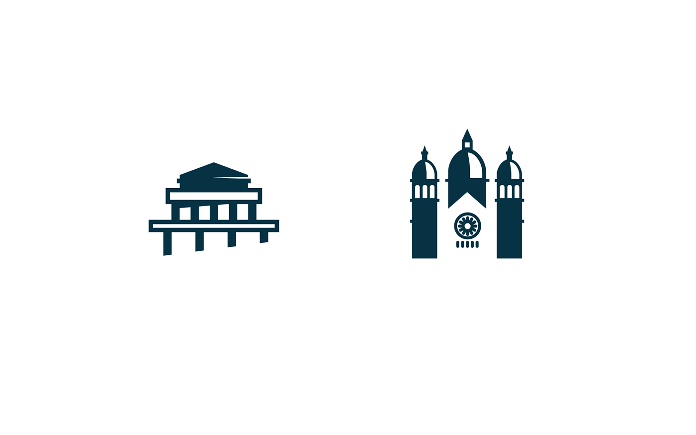logo Icon emblem mark wordmark branding  badge identity Logo Design iconography