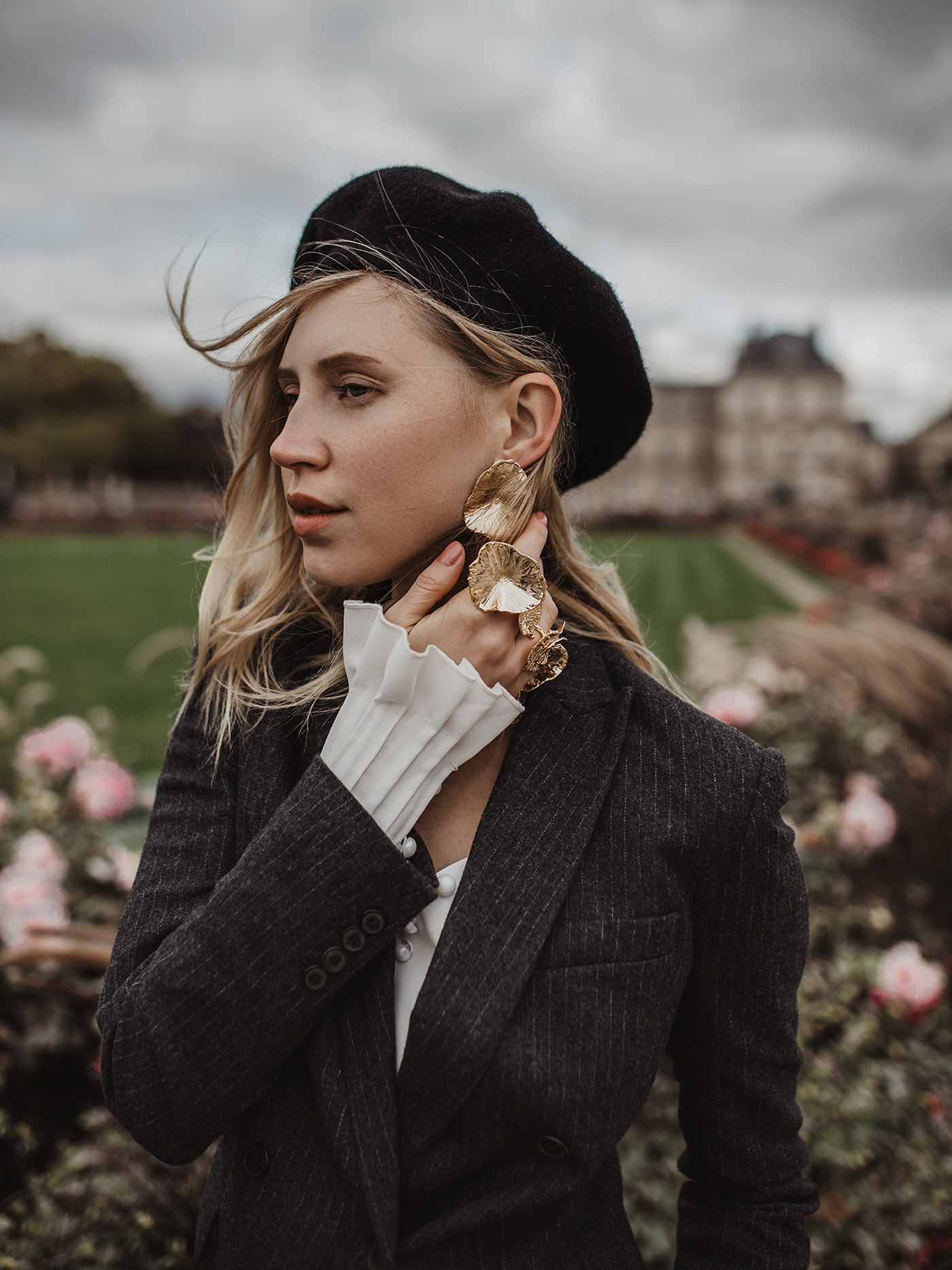 Fashion  editorial fashion editorial model jewelry Paris france Lookbook