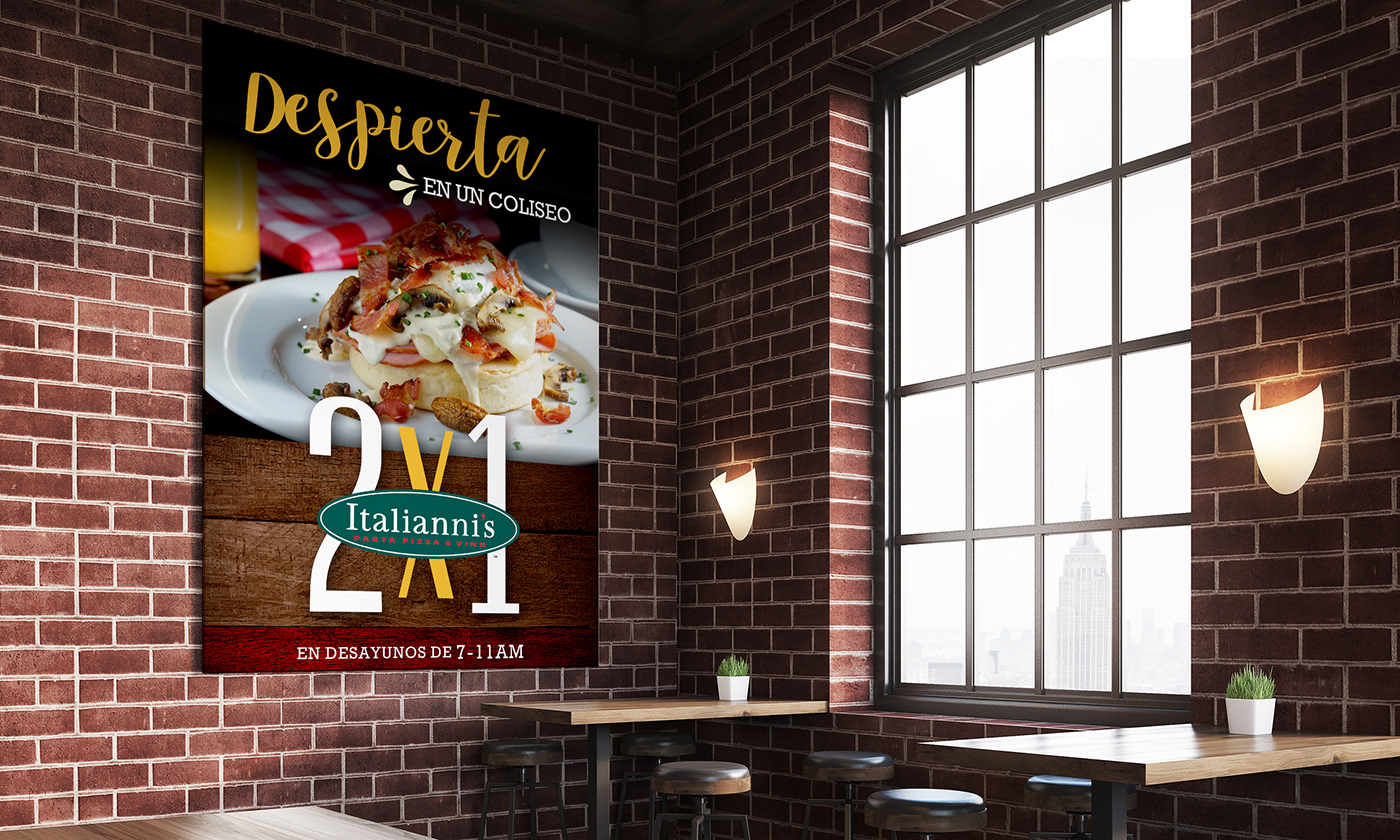 Advertising  restaurant Promotion breakfast Billboards Food  Photography  art direction  graphic design 