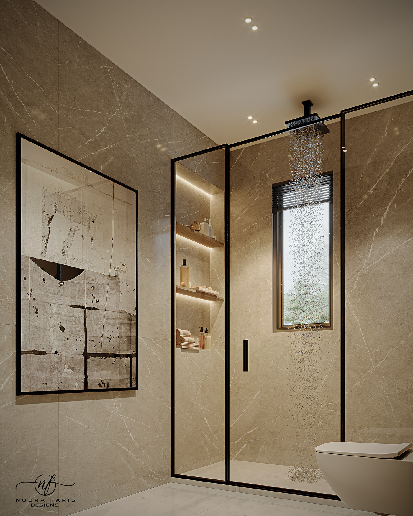 bathroom bathroom design Interior design Render interior design  architecture 3D modern corona