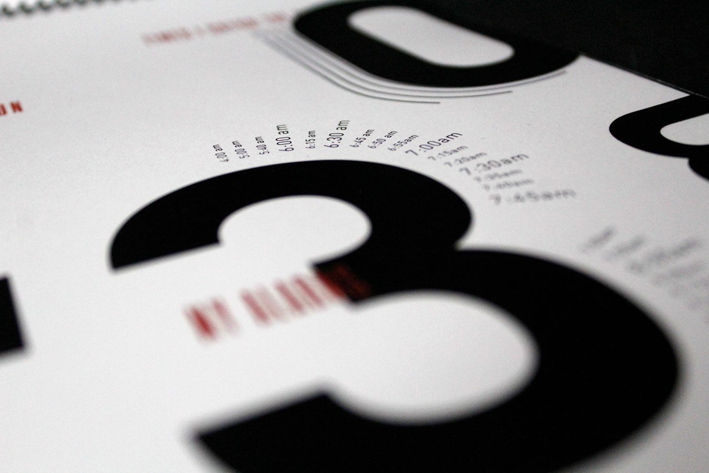 infographics graphicdesign Data 24/7 acetate typography   numbers Spiral Bound Montreal design