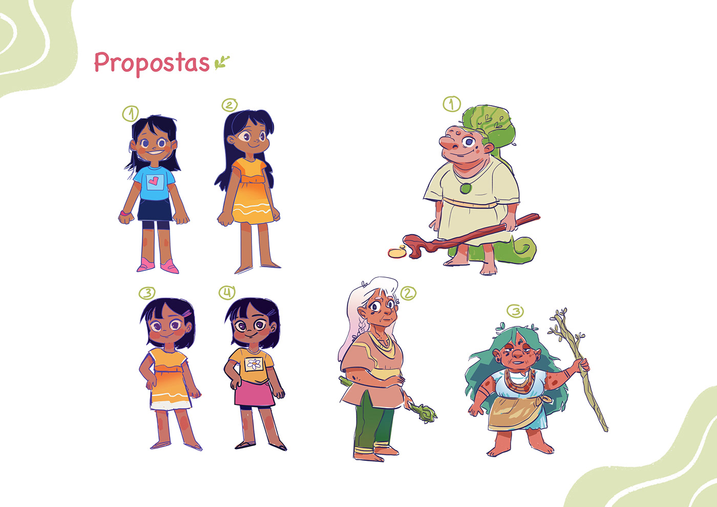 amazonia cartoon Character design  children illustration children's book kids