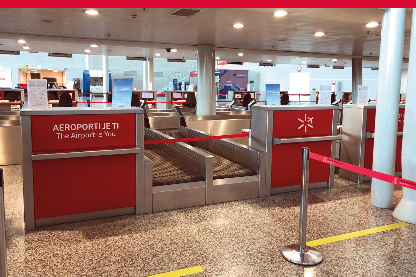 airport branding  Tirana Albania International nene tereza AGI Haxhimurati campaign