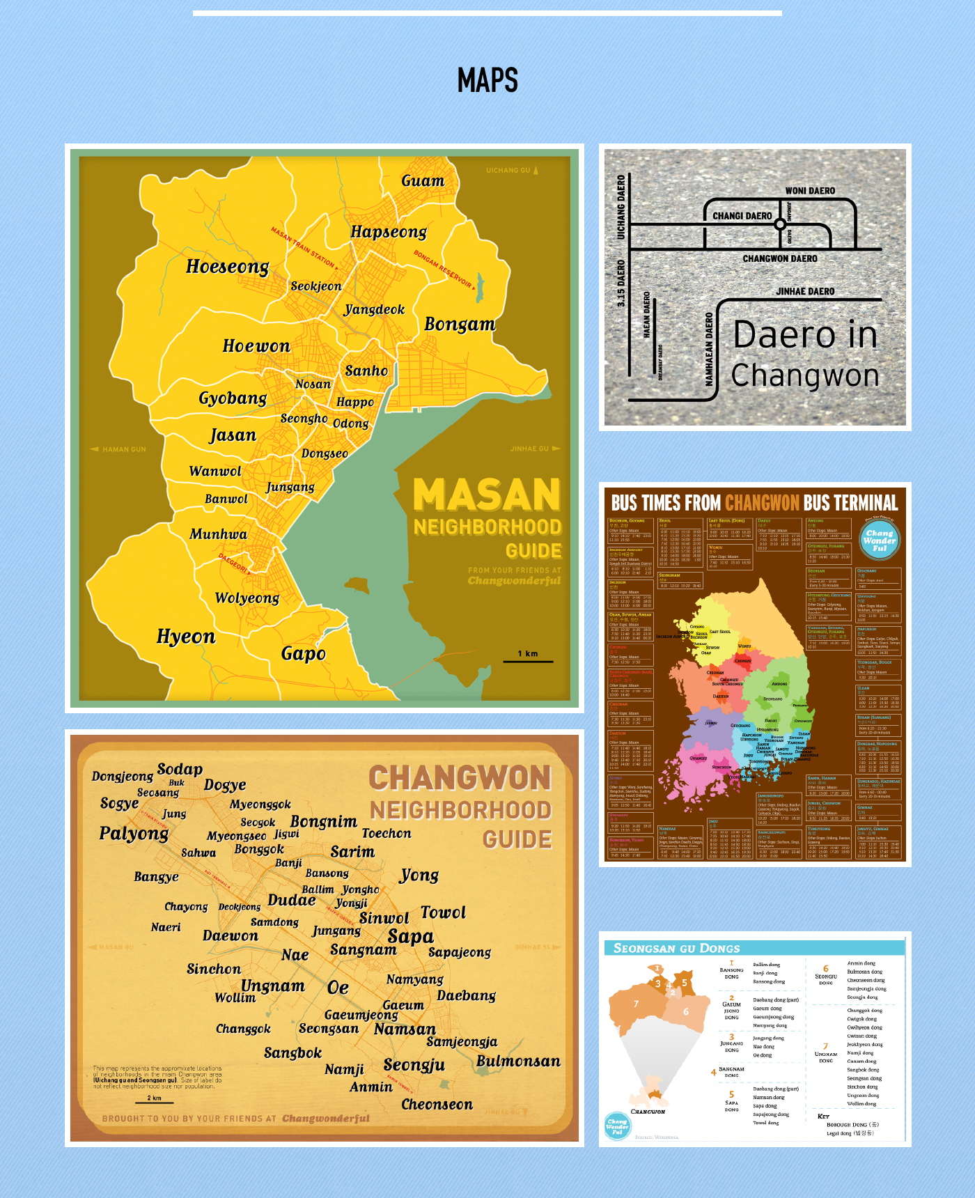 map tourism South Korea translation Data Viz Changwon