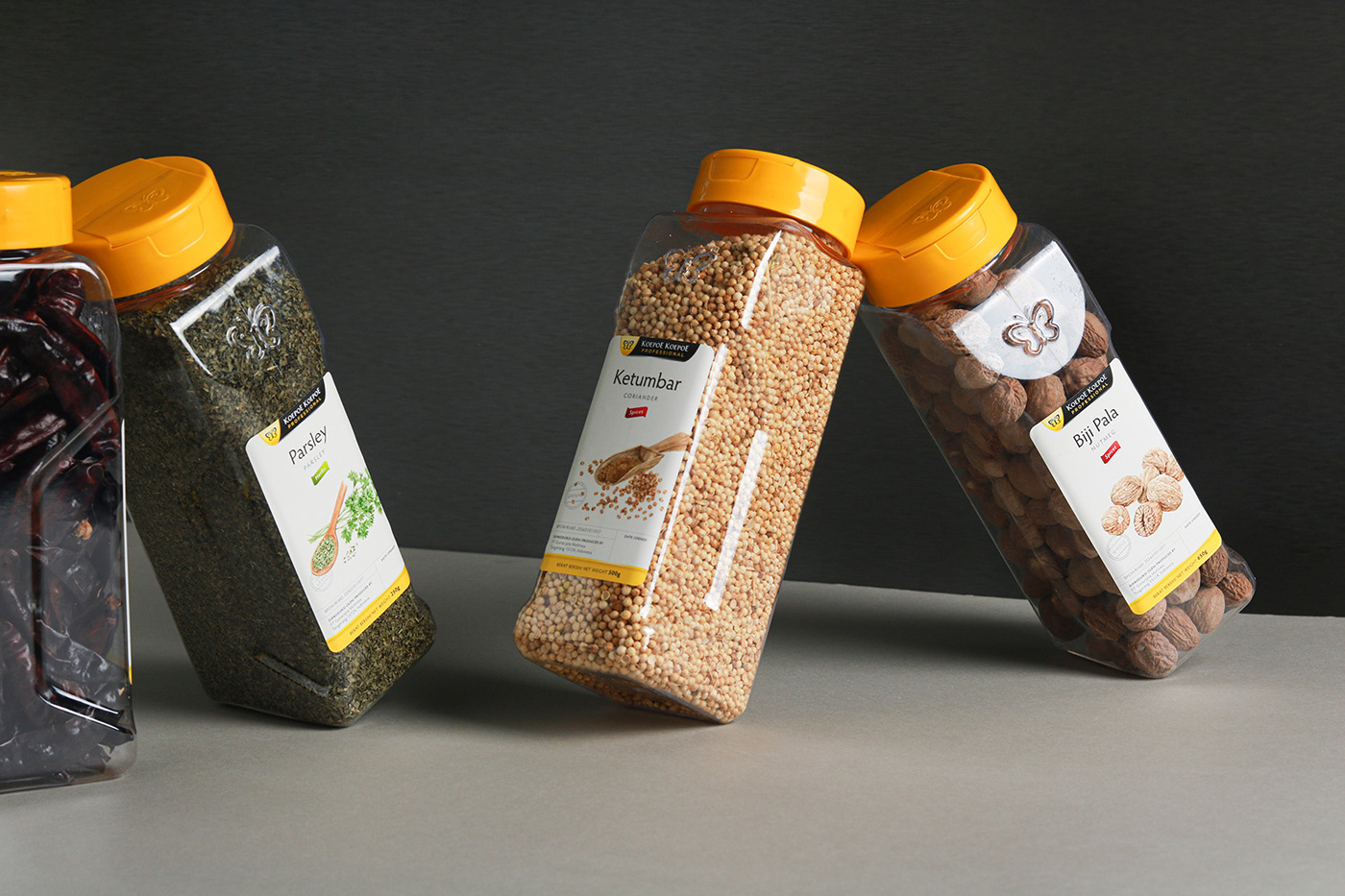 kitchen Packaging spice branding  herbs ILLUSTRATION  label design watercolor