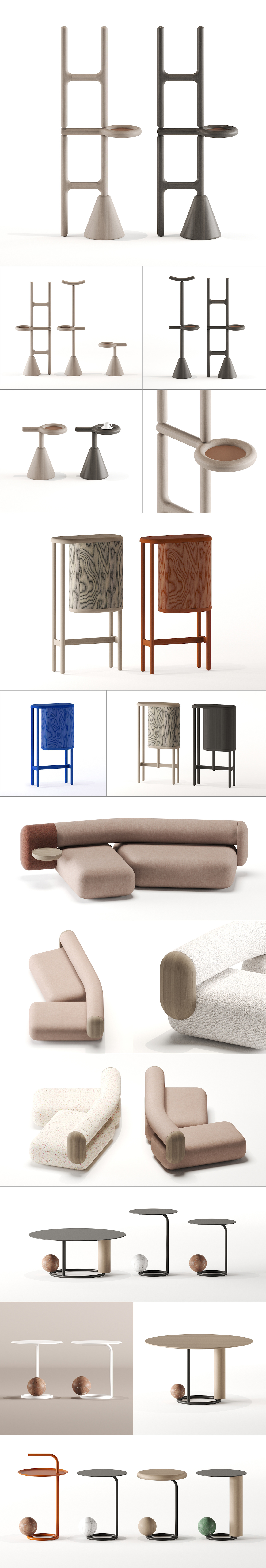 design furniture design  Interior architecture wooden product design  concept design art table coat hanger