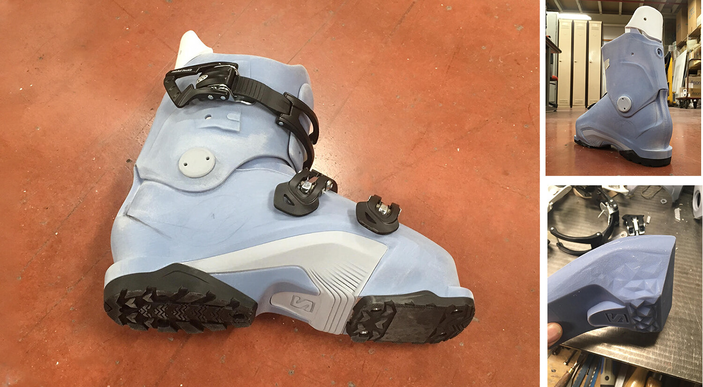 boots design footwear future industrial design  modeling product design  prospective design  Renderings Ski