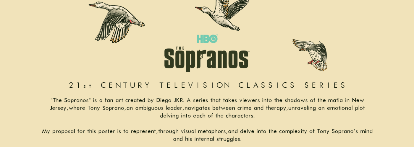 THE SOPRANOS hbo movie series seriesposter movieposter poster posterdesign mafia thesopranos