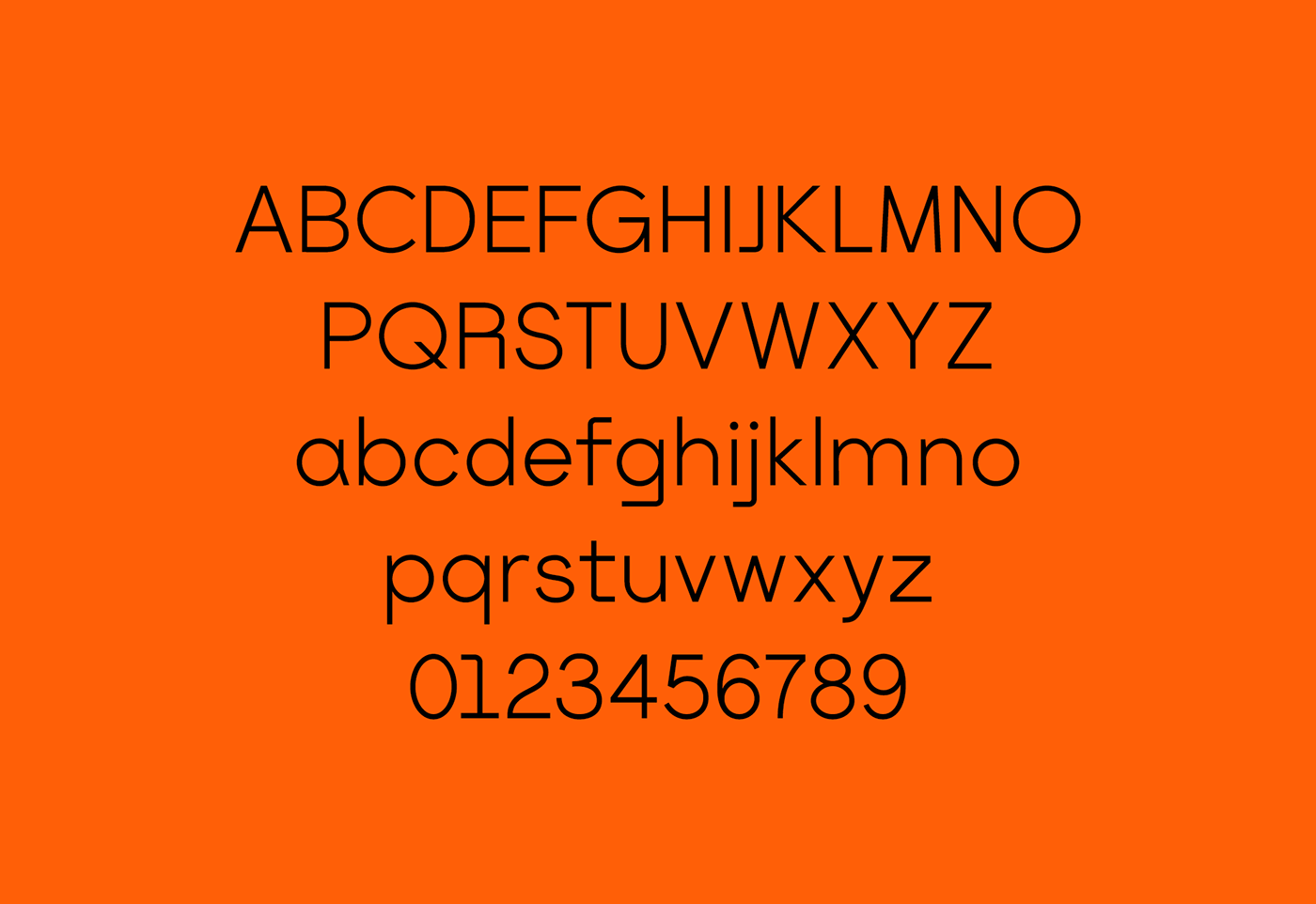 Typeface Oatmeal sans serif typography   font