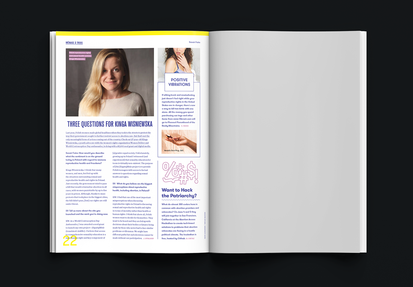 publication design magazine sex positive