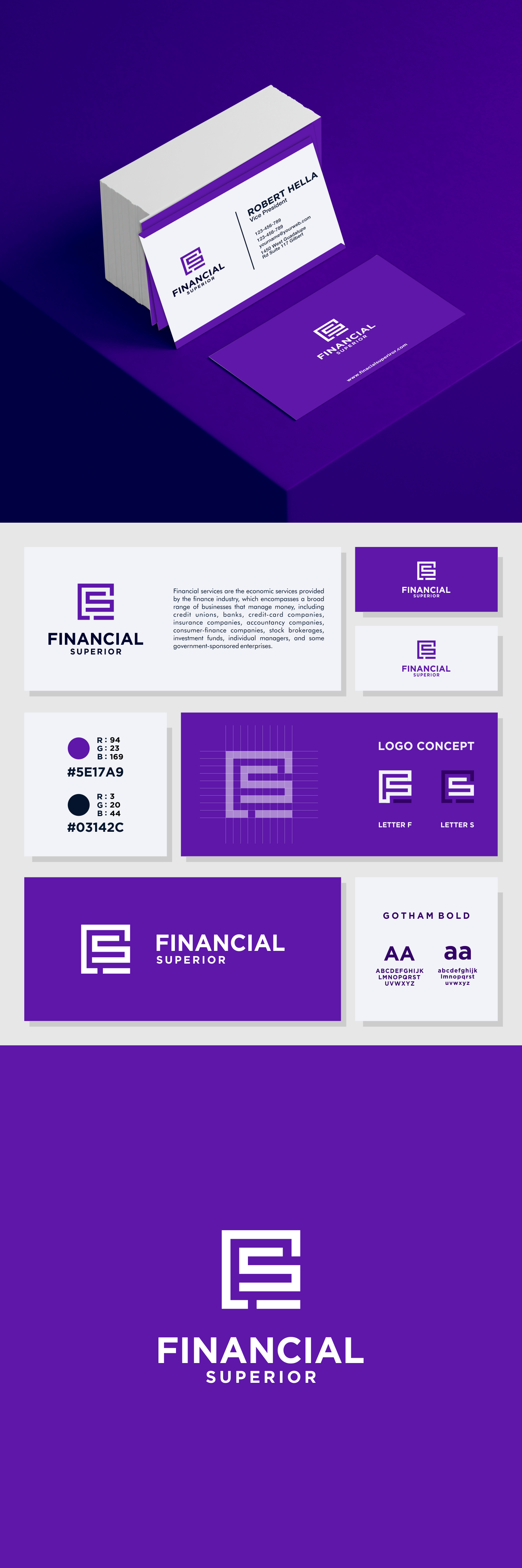 brand brand guide brand identity branding  financial financial logo FS logo logo logo designer prio hans