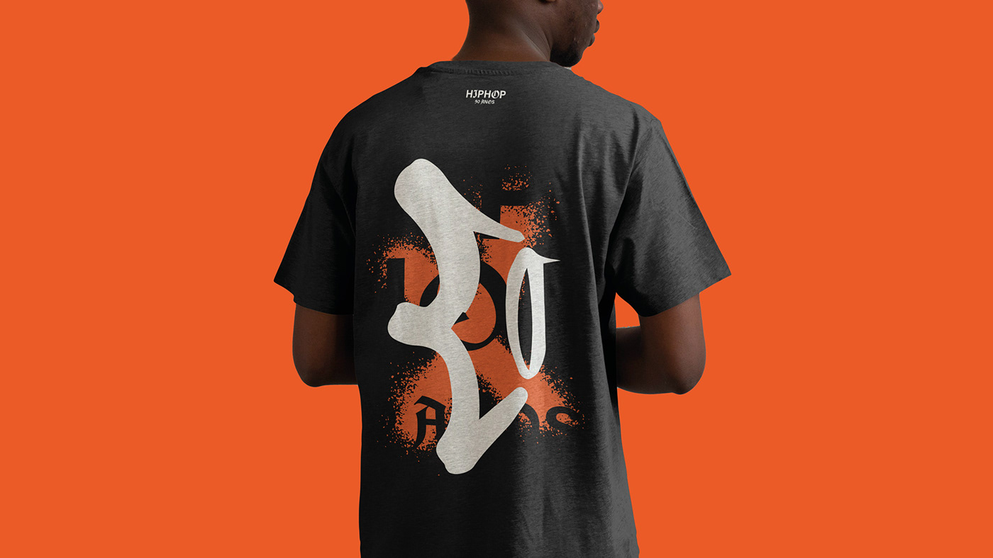 hip hop identidade visual motion laranja dança tipografia rua streetwere moda