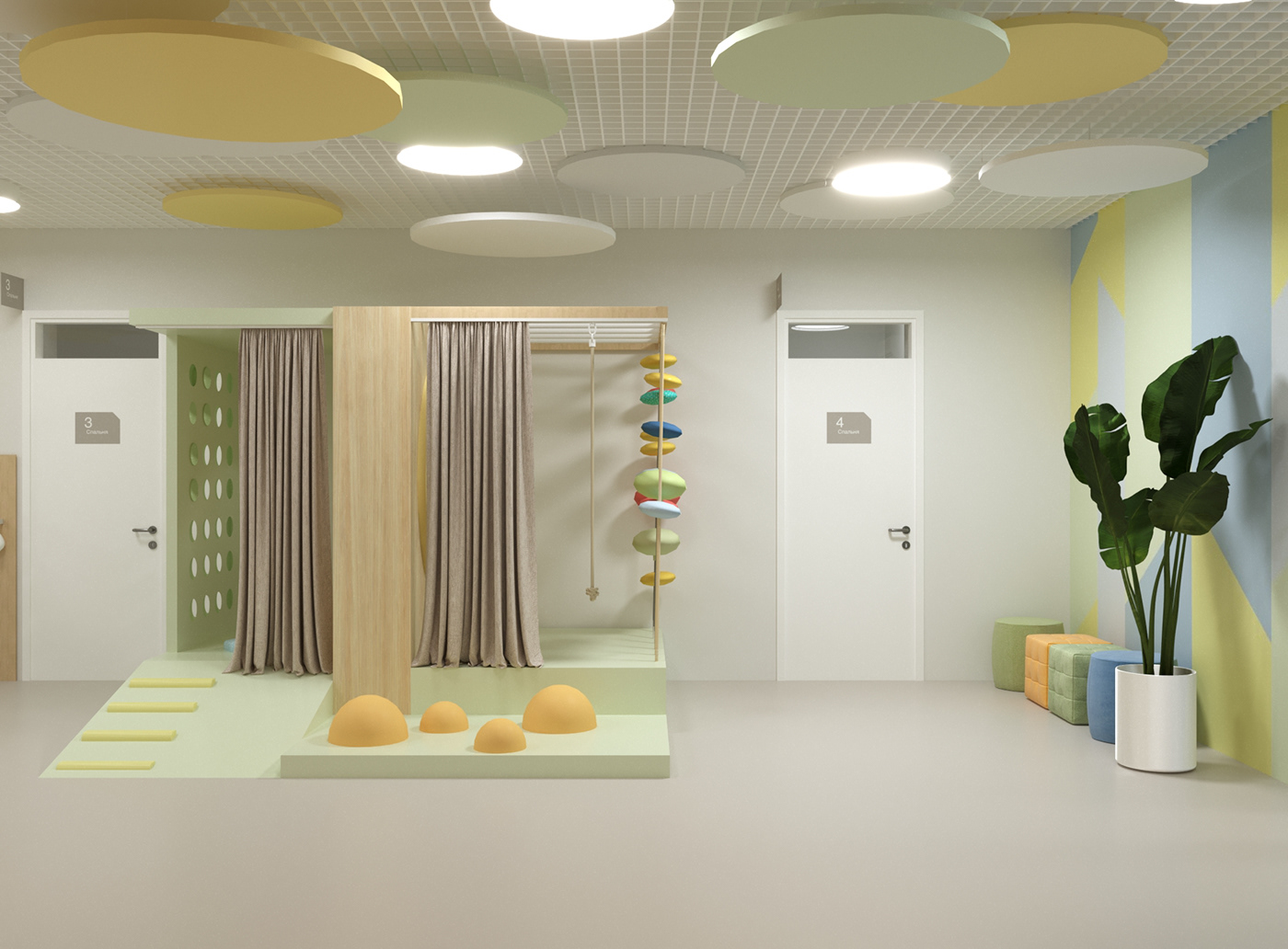 3ds max architecture corona Interior interior design  Modern Design School Project