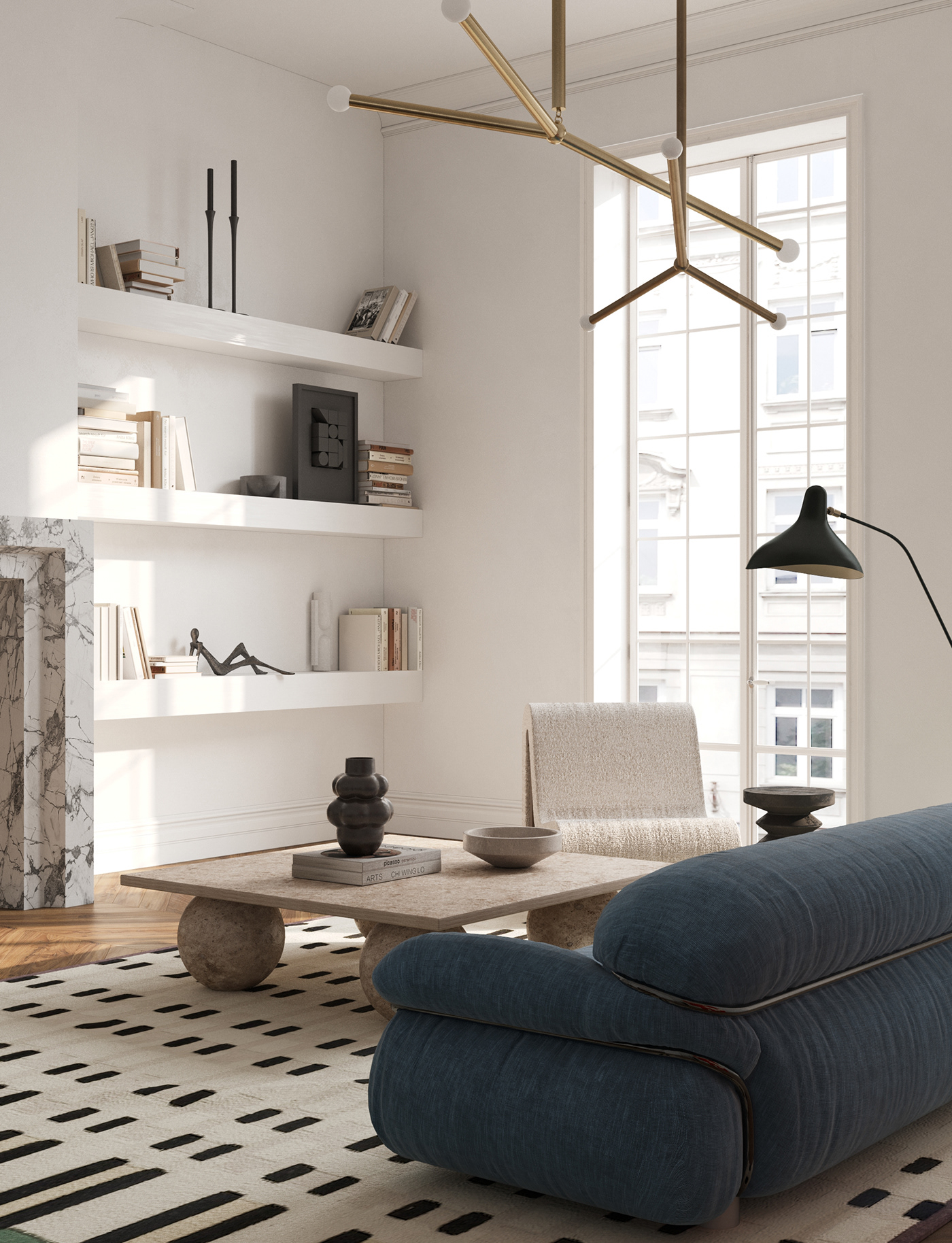 3dvisualizer archviz cgiart interiordesign interiorrender living room Midcentury Modern moderndesign Scandinavian ukraine design