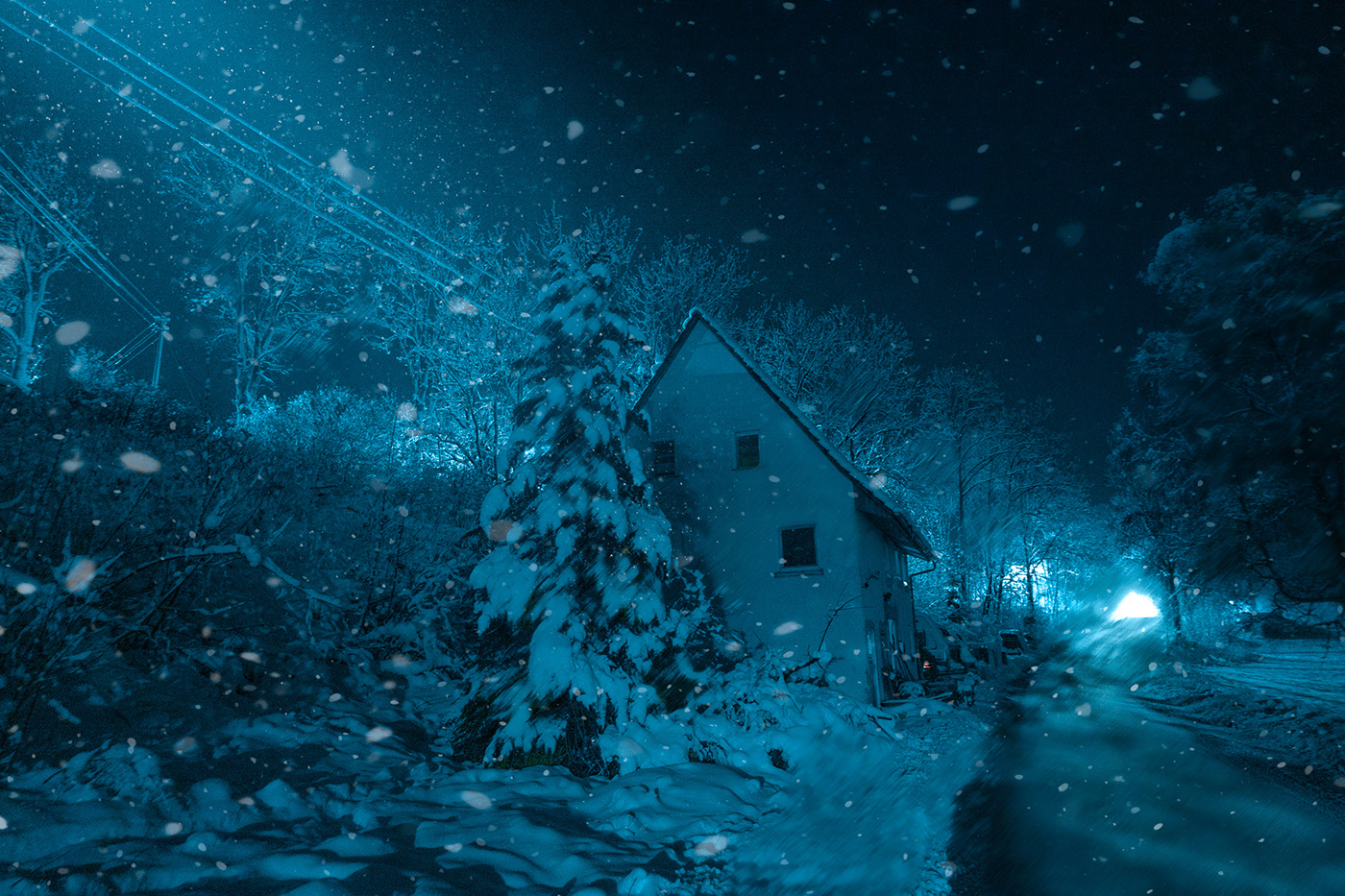 atmosphere cinematic Landscape Magic   snow winter