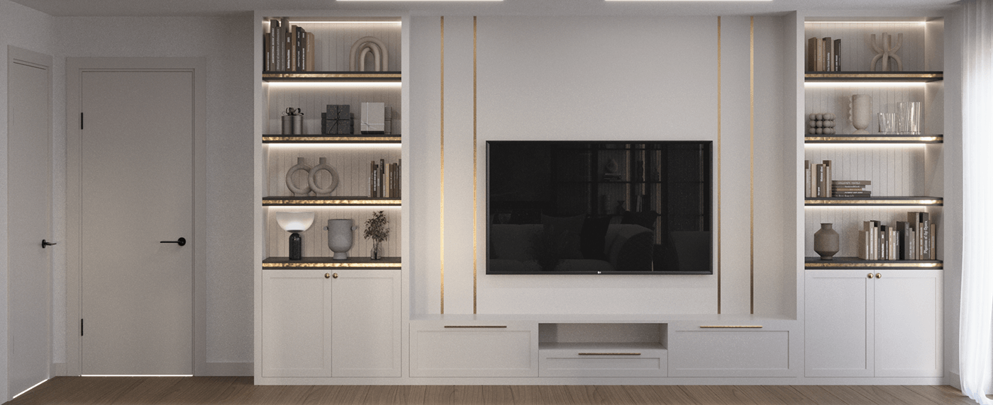 corona Render architecture visualization interior design  3ds max modern 3D