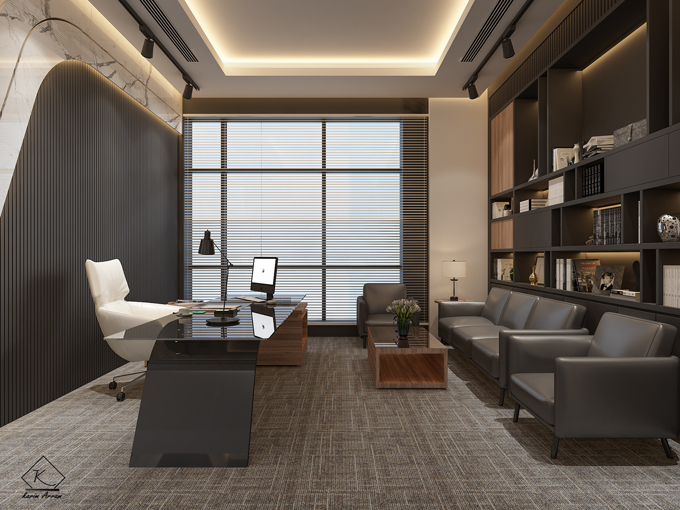 Office Office Design administrative office Administrative Design Interior Office interior Office interior design modern interior design  Director office