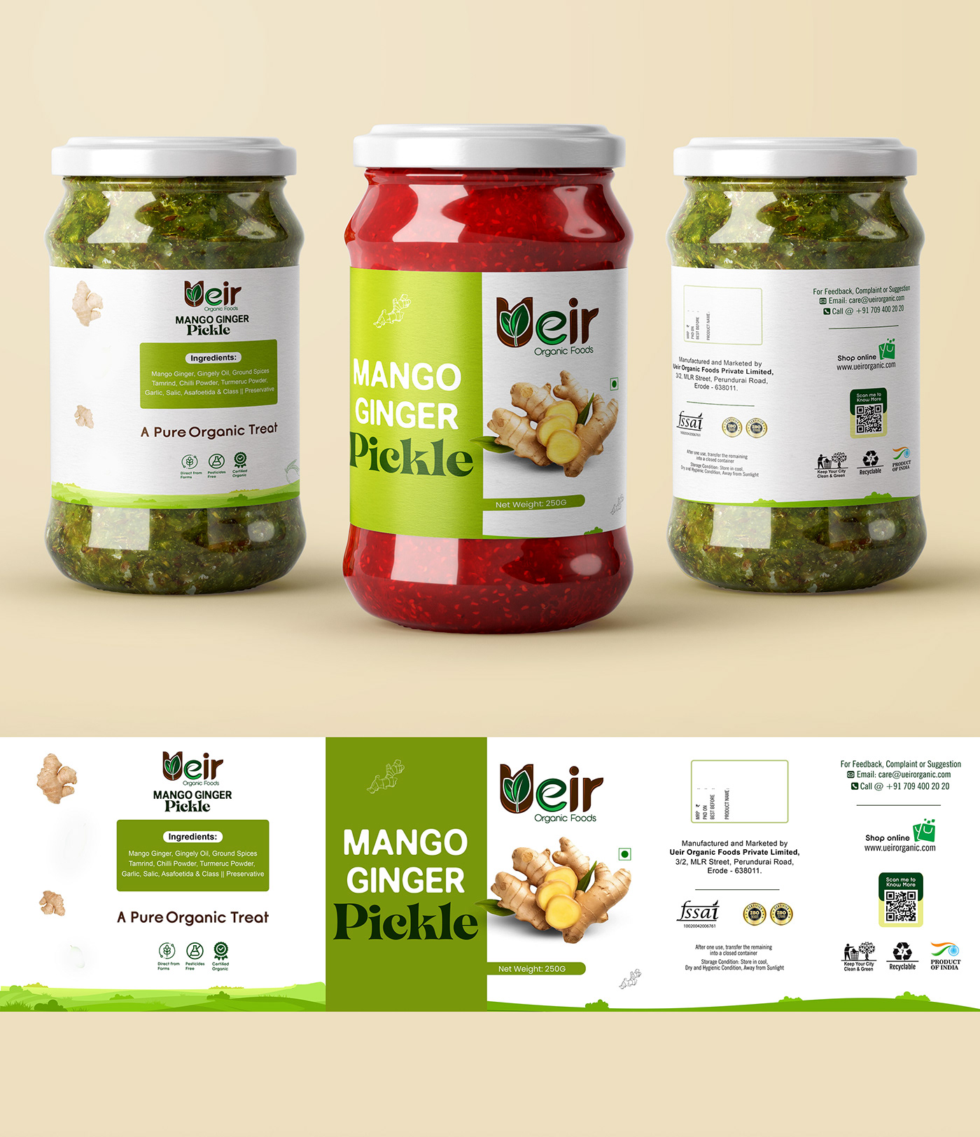 Food  product design  pickle Packaging