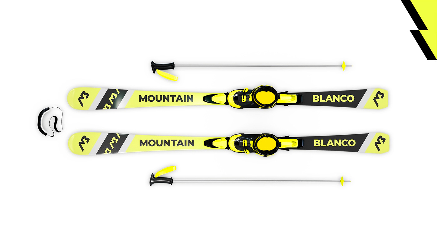ski equipment design for ski brand