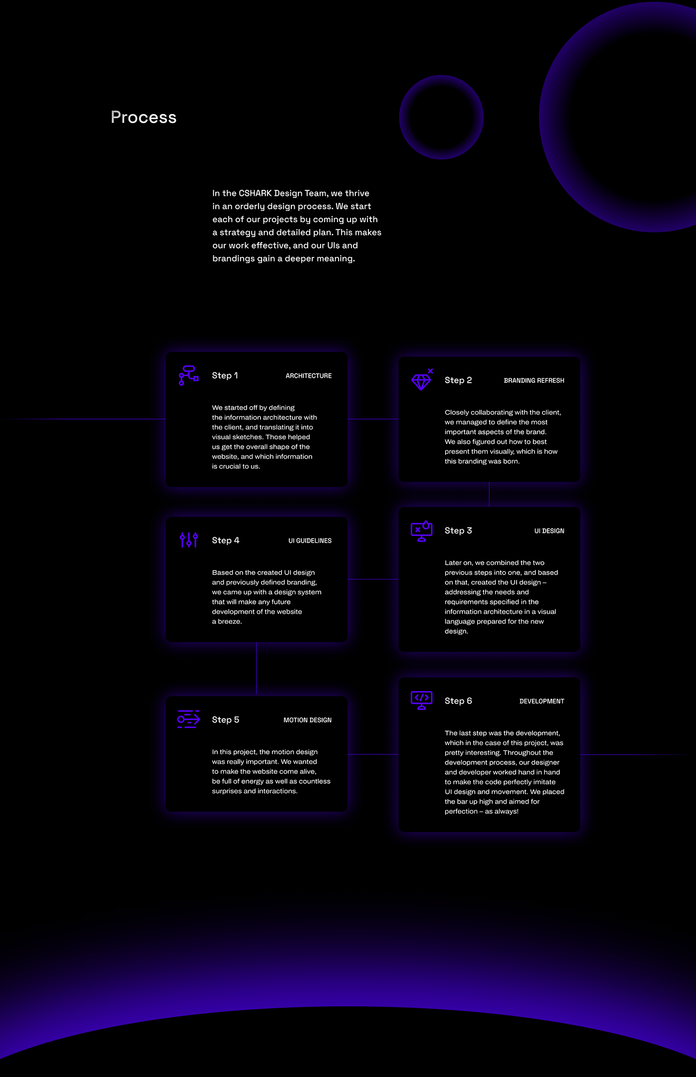 Description of the project process