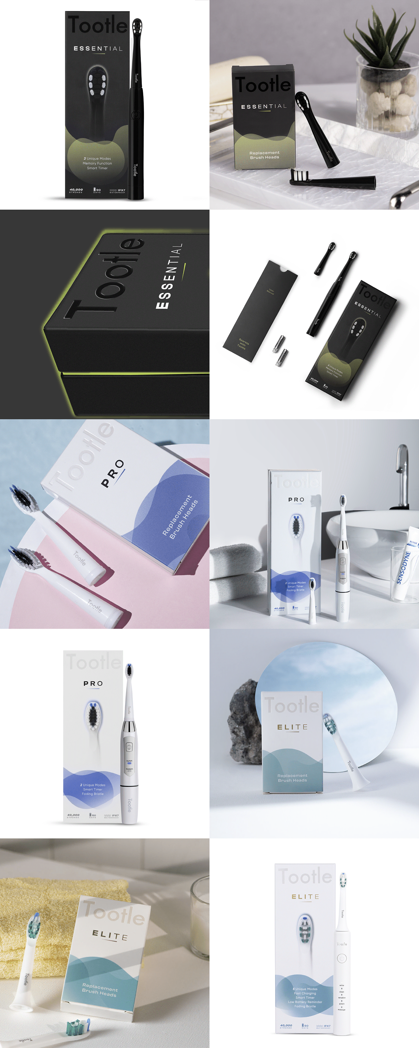 packaging design toothbrush packaging  electric toothbrush icon design  iconography premium packaging graphic design  visual language