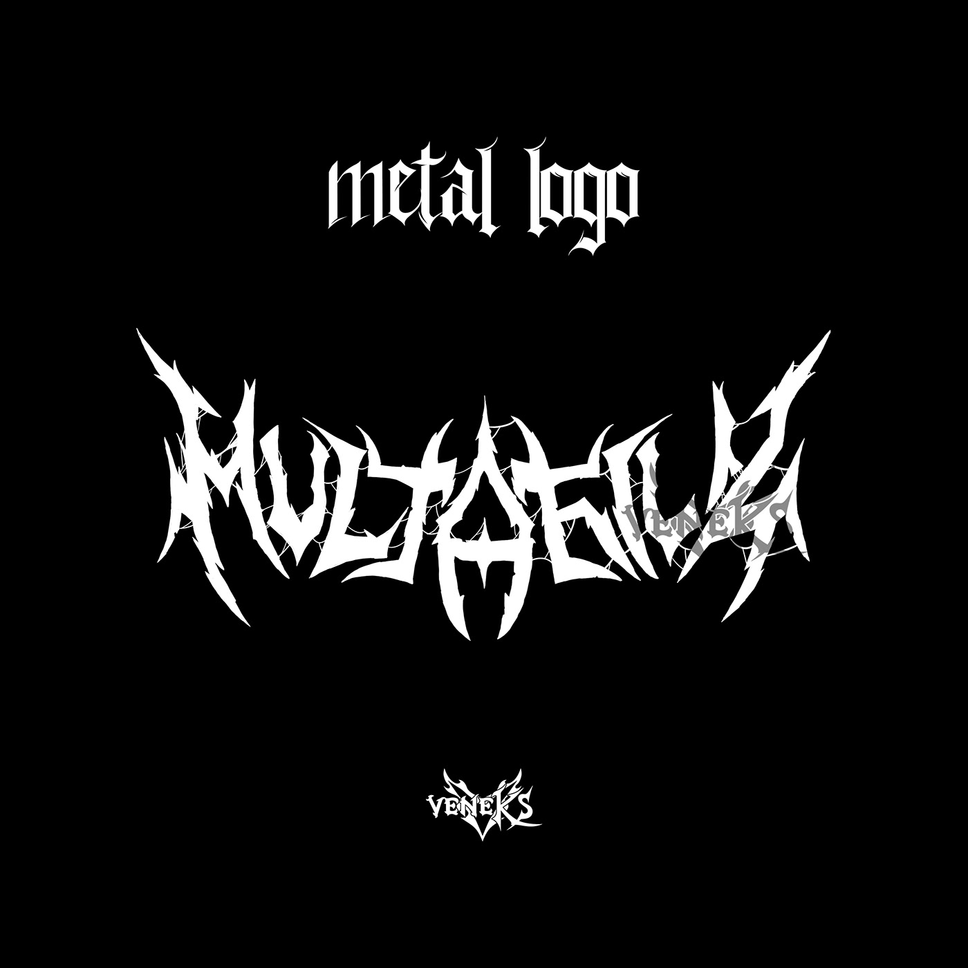 metallogo Deathmetal deathcore metal лого design Graphic Designer